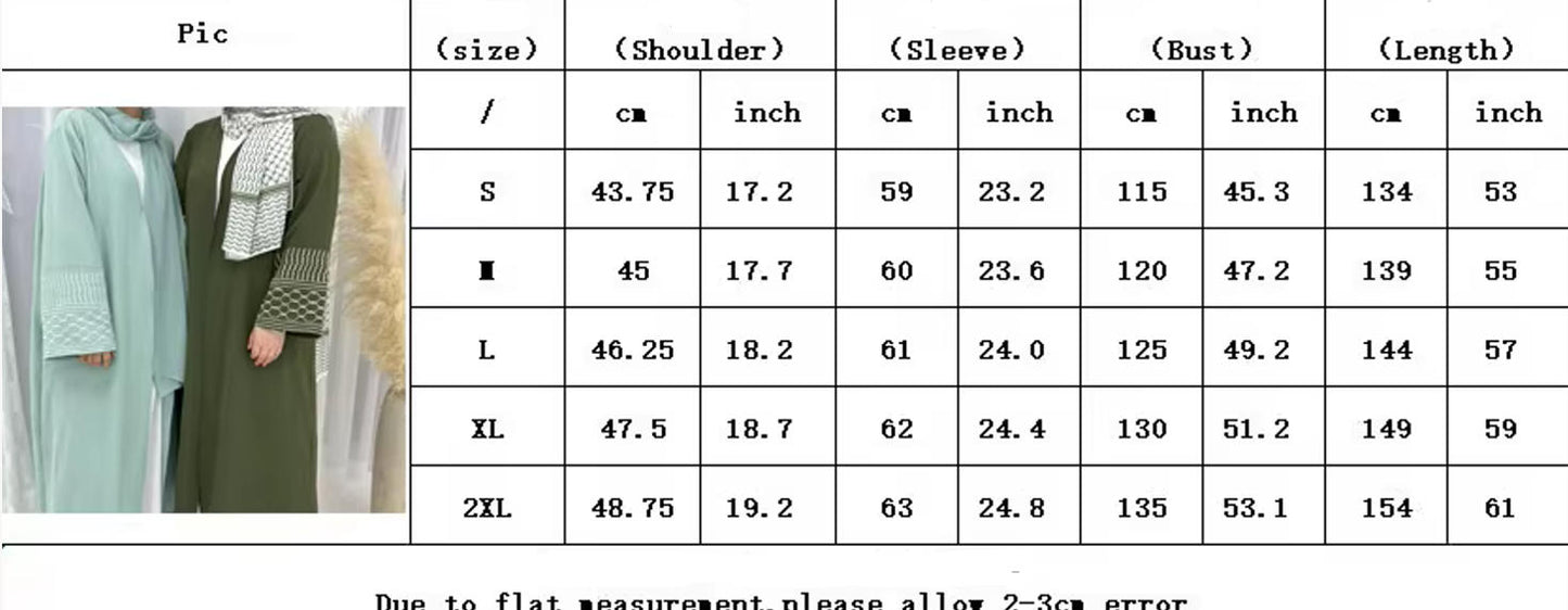 Embroidered Abaya – Modest Islamic Dress for Women