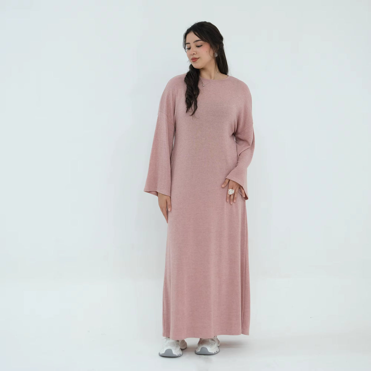 Layla Modest Knit Maxi Dress