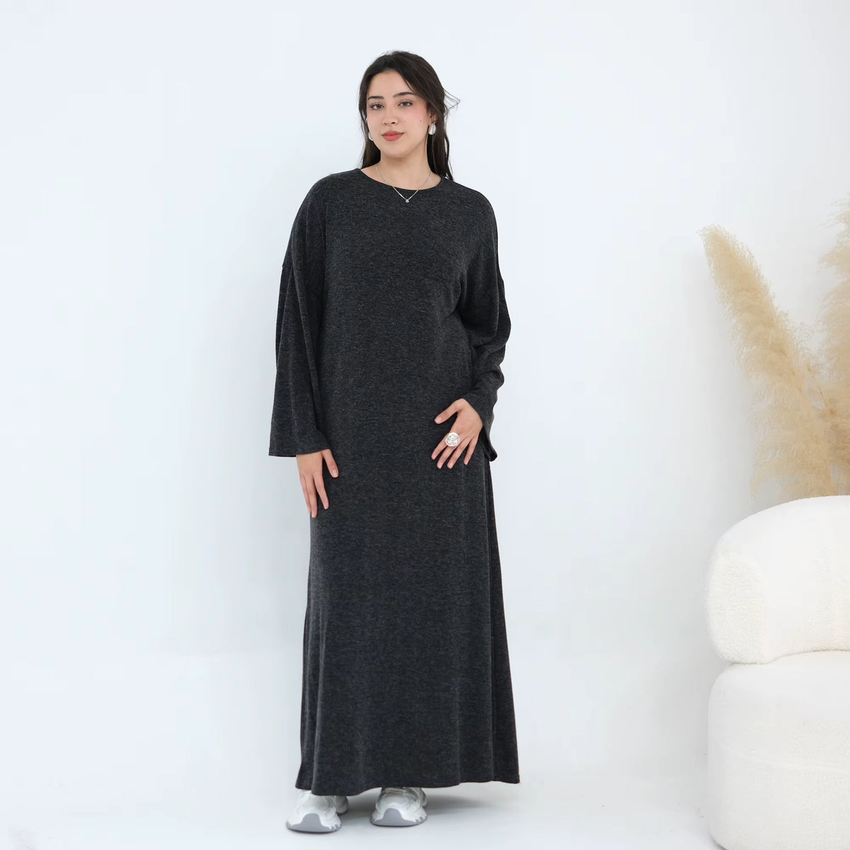 Layla Modest Knit Maxi Dress