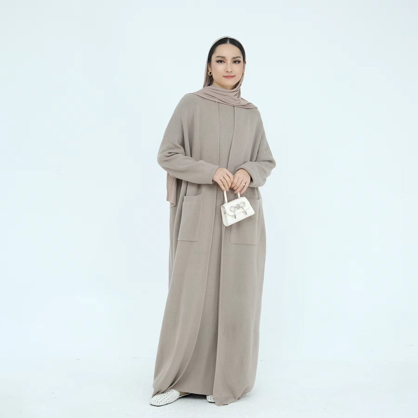 NAYA Autumn Knit Abaya Set
