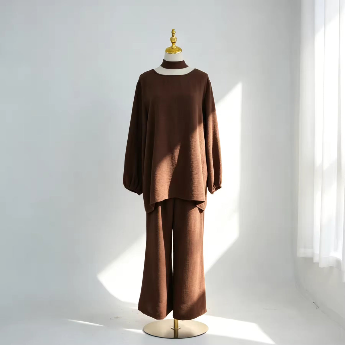 Amara Puff Sleeve Two-Piece Set