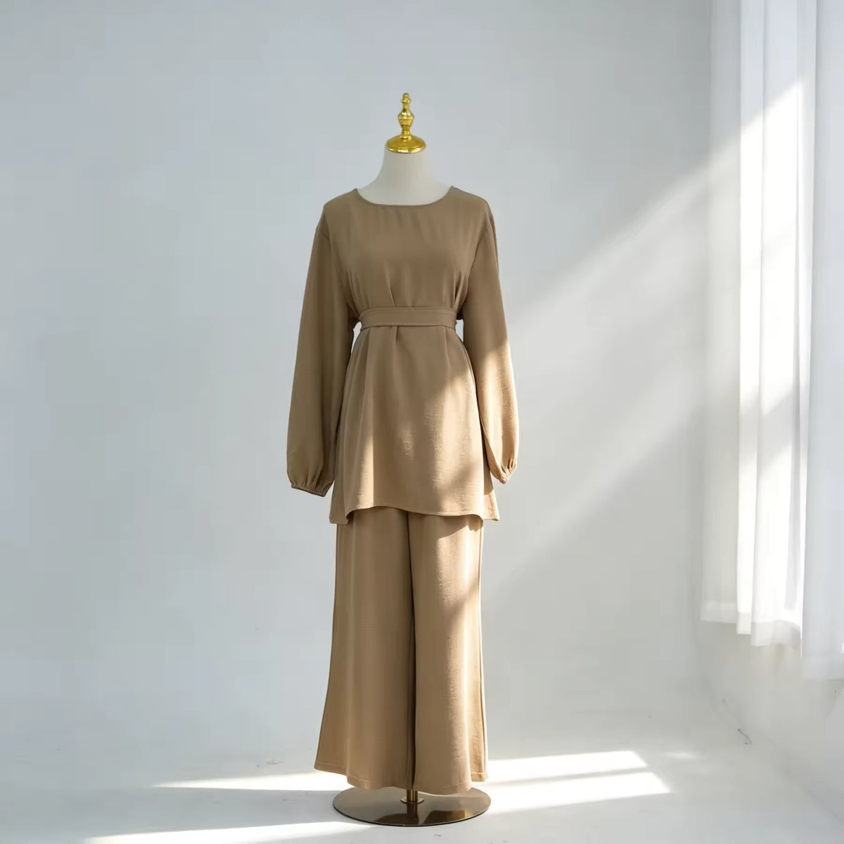 Amara Puff Sleeve Two-Piece Set