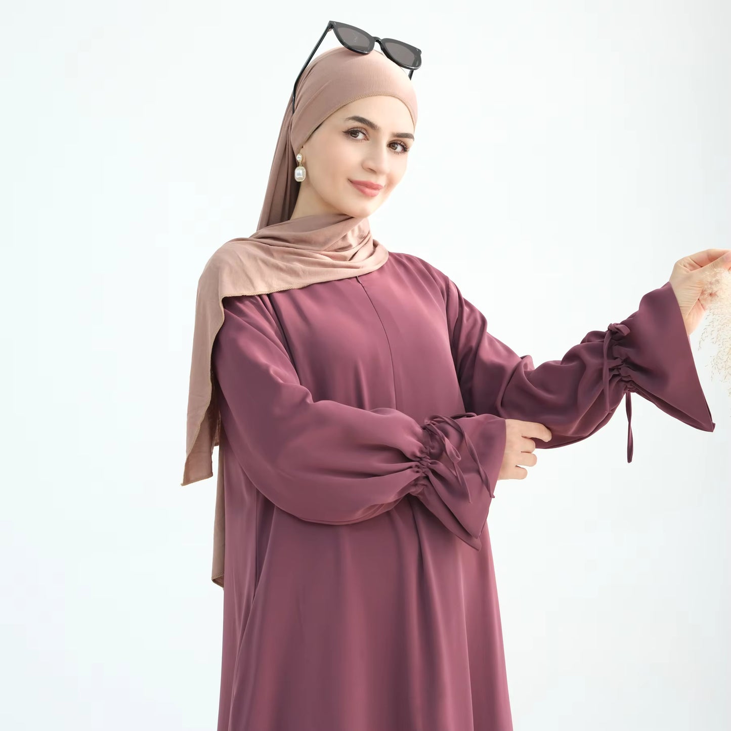 LUMA Nida Flounce Abaya