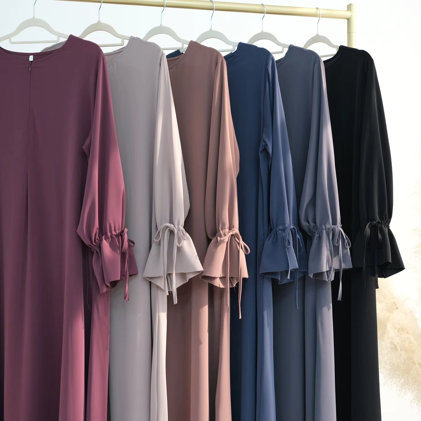 LUMA Nida Flounce Abaya