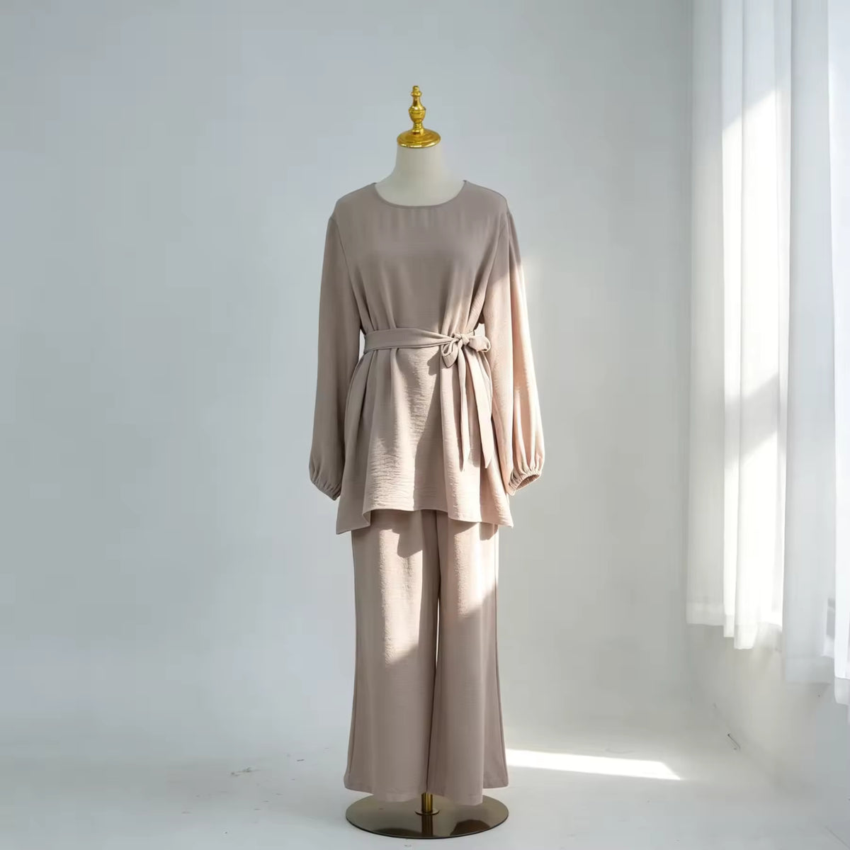 Amara Puff Sleeve Two-Piece Set