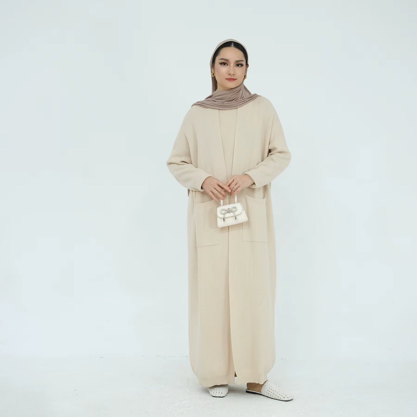 NAYA Autumn Knit Abaya Set