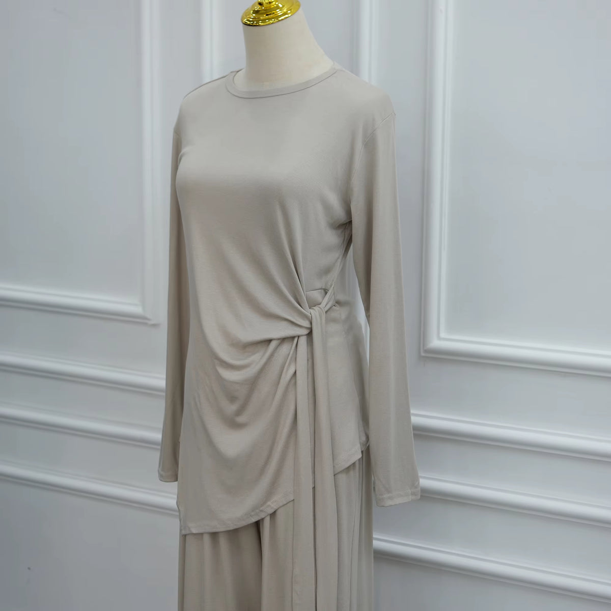 Amar Asymmetric Tunic & Wide-Leg Pants Set