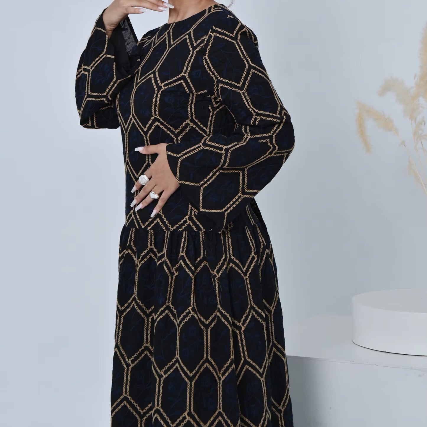 Kimono-Style Abaya for Women – Elegant Modest Islamic Dress for Eid & Ramadan