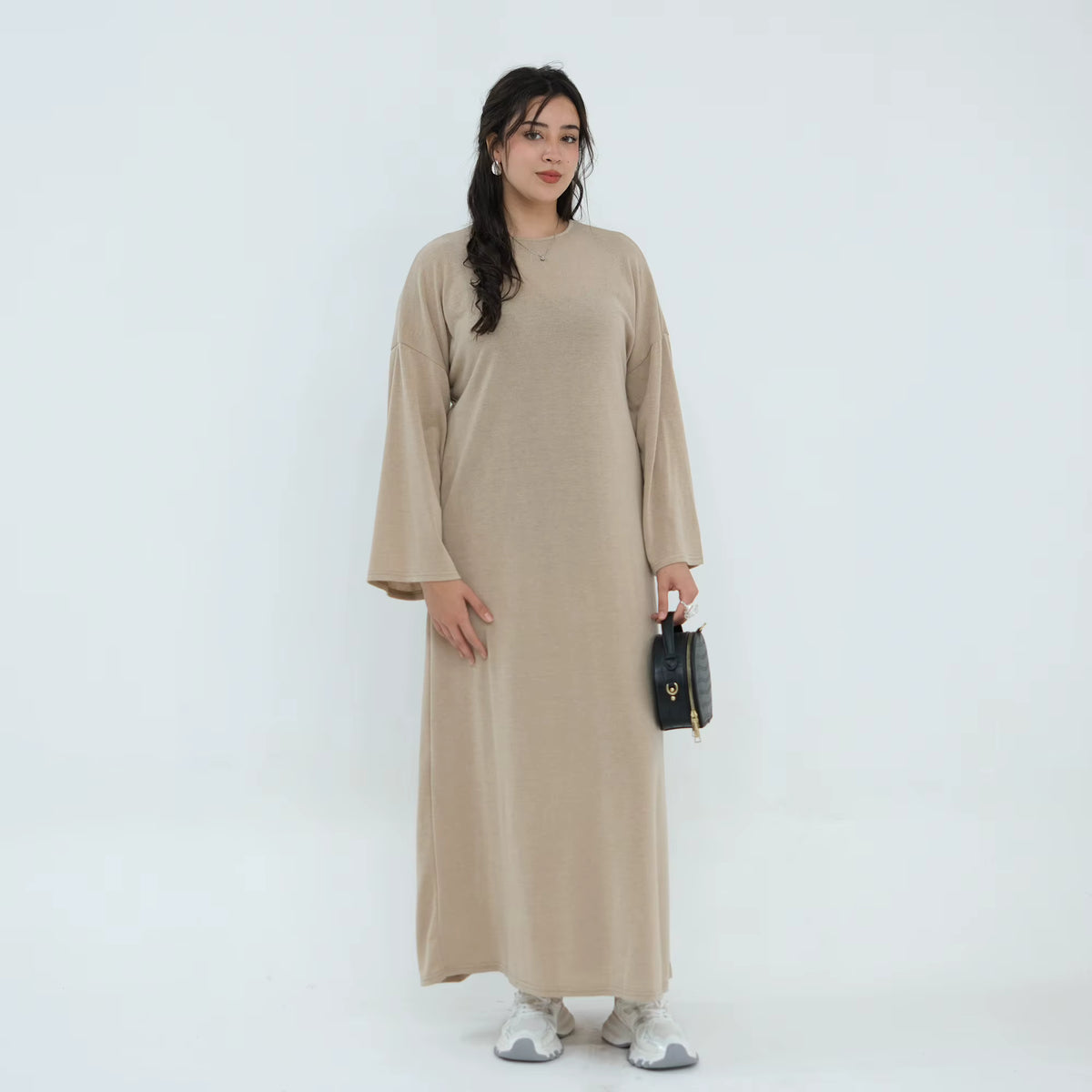 Layla Modest Knit Maxi Dress