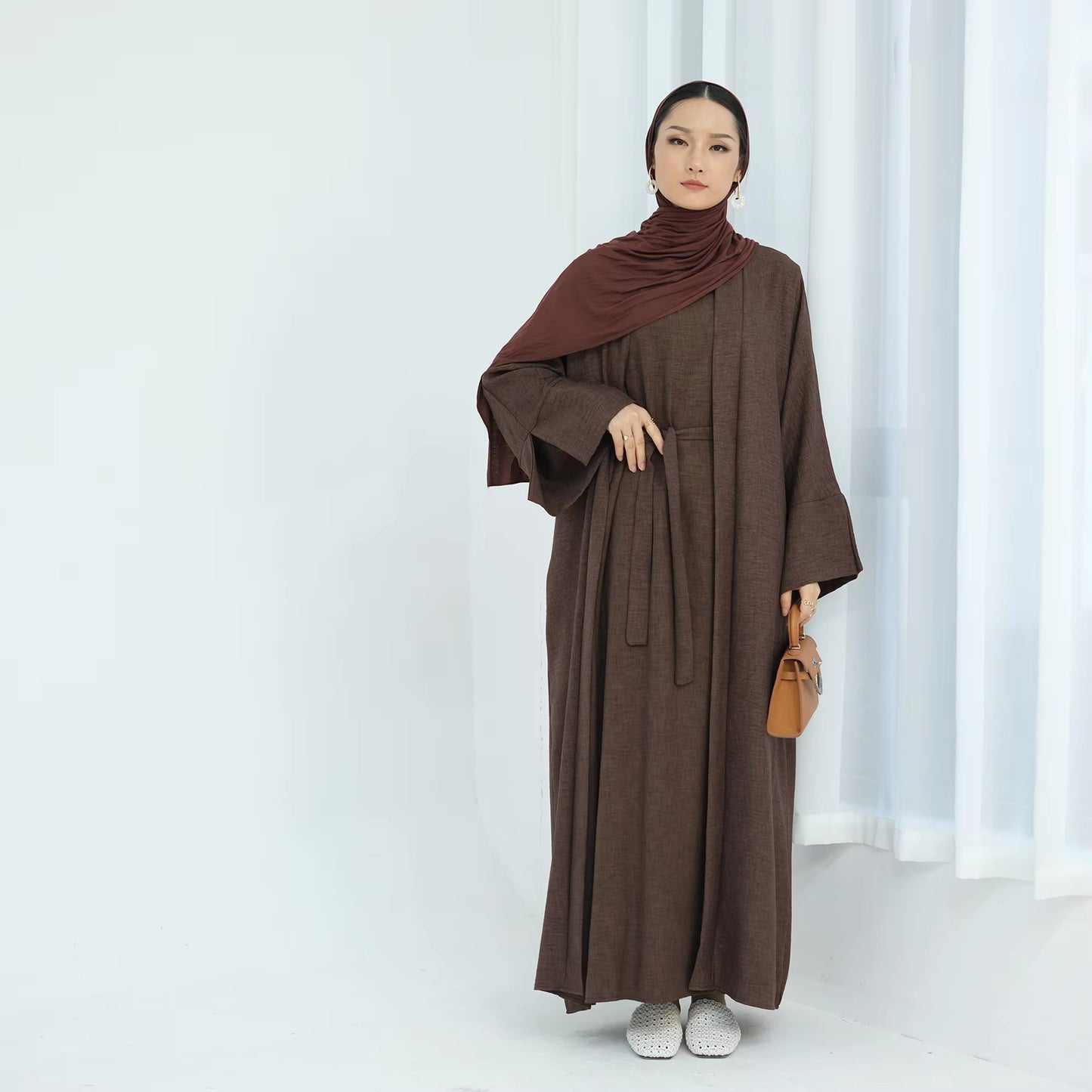 Luxury Dubai-Inspired 2-Piece Abaya Set