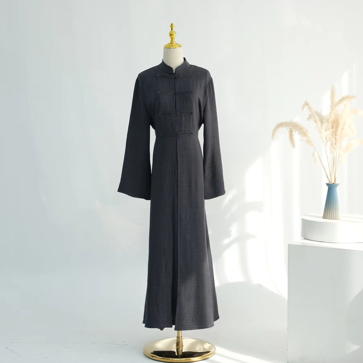 Two-Piece Muslim Abaya – Outer & Inner Dress | Modest Eid Wear