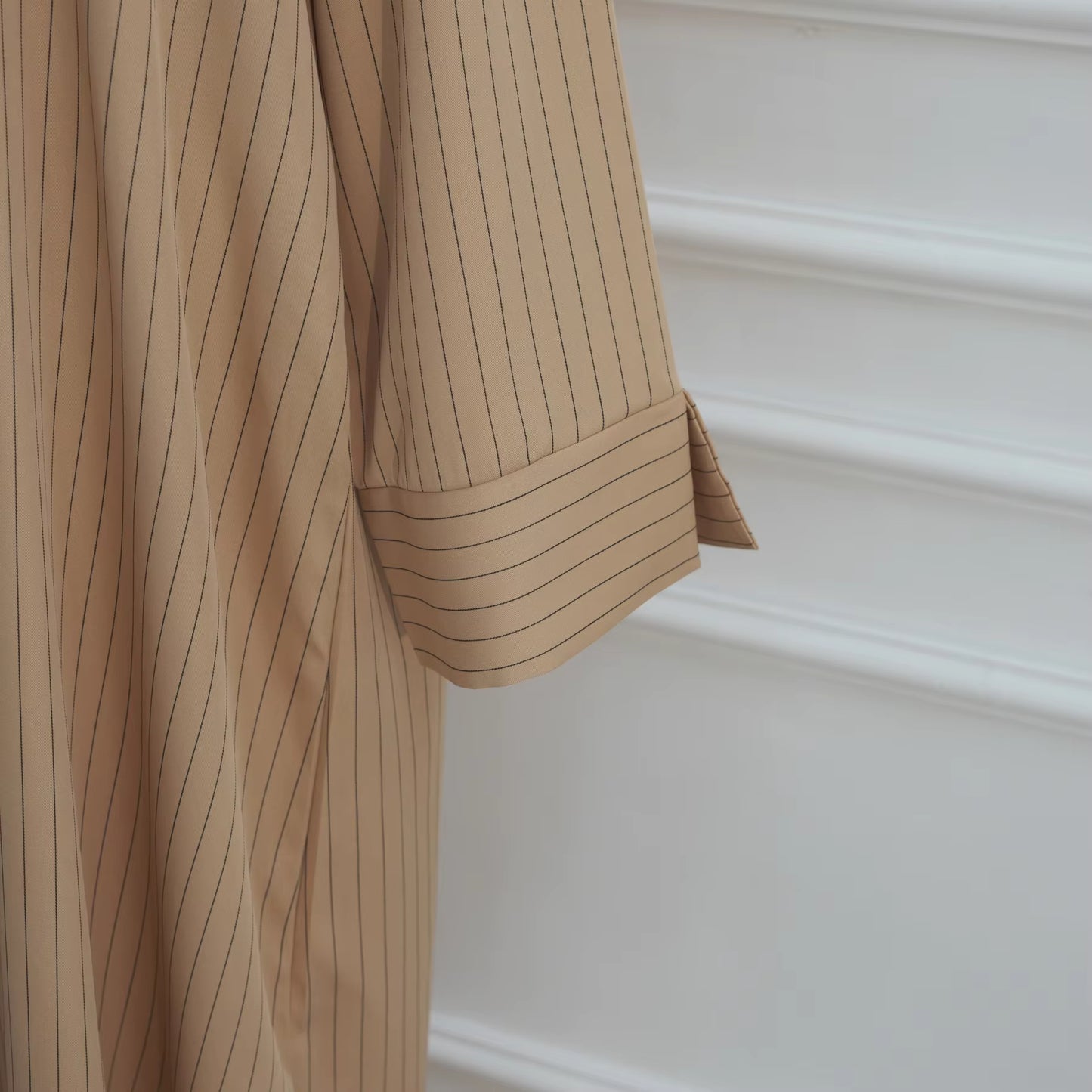 New Arrival Dubai Style Striped Closed Abaya