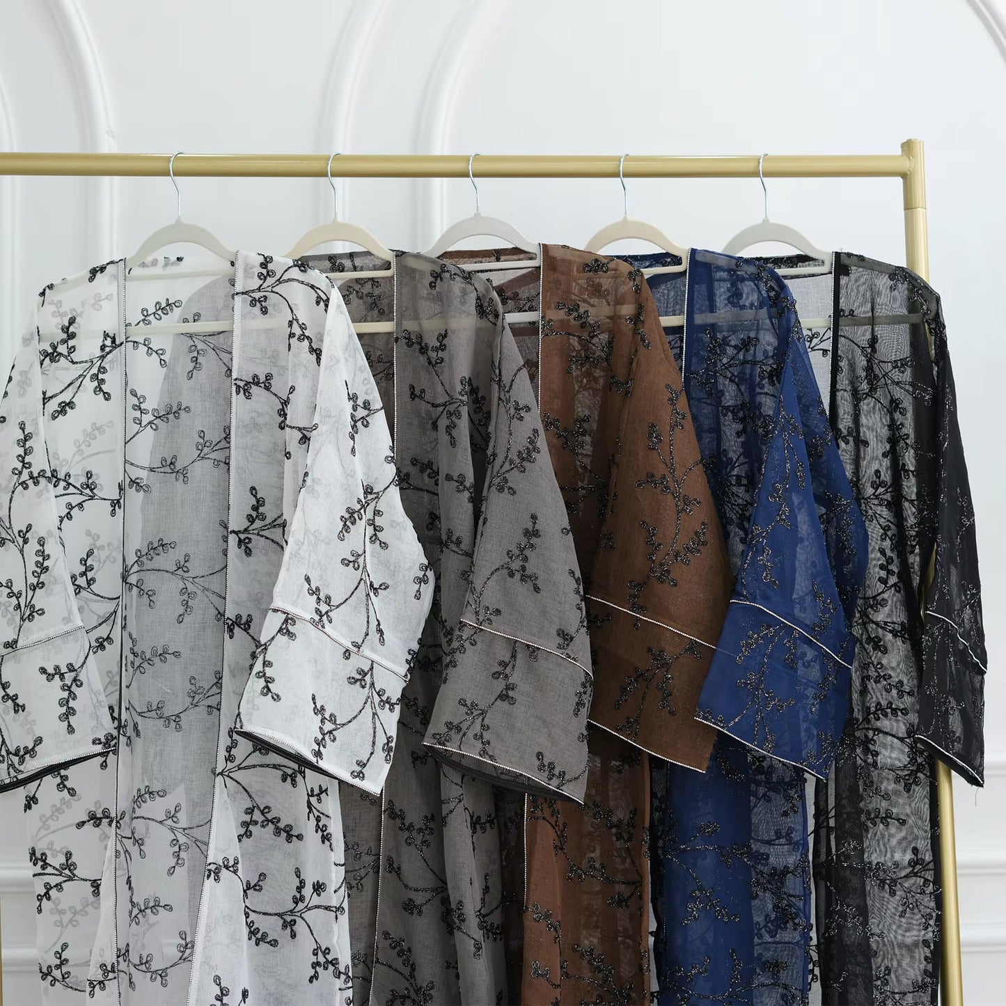 NOIRAH Lace Abaya Set
