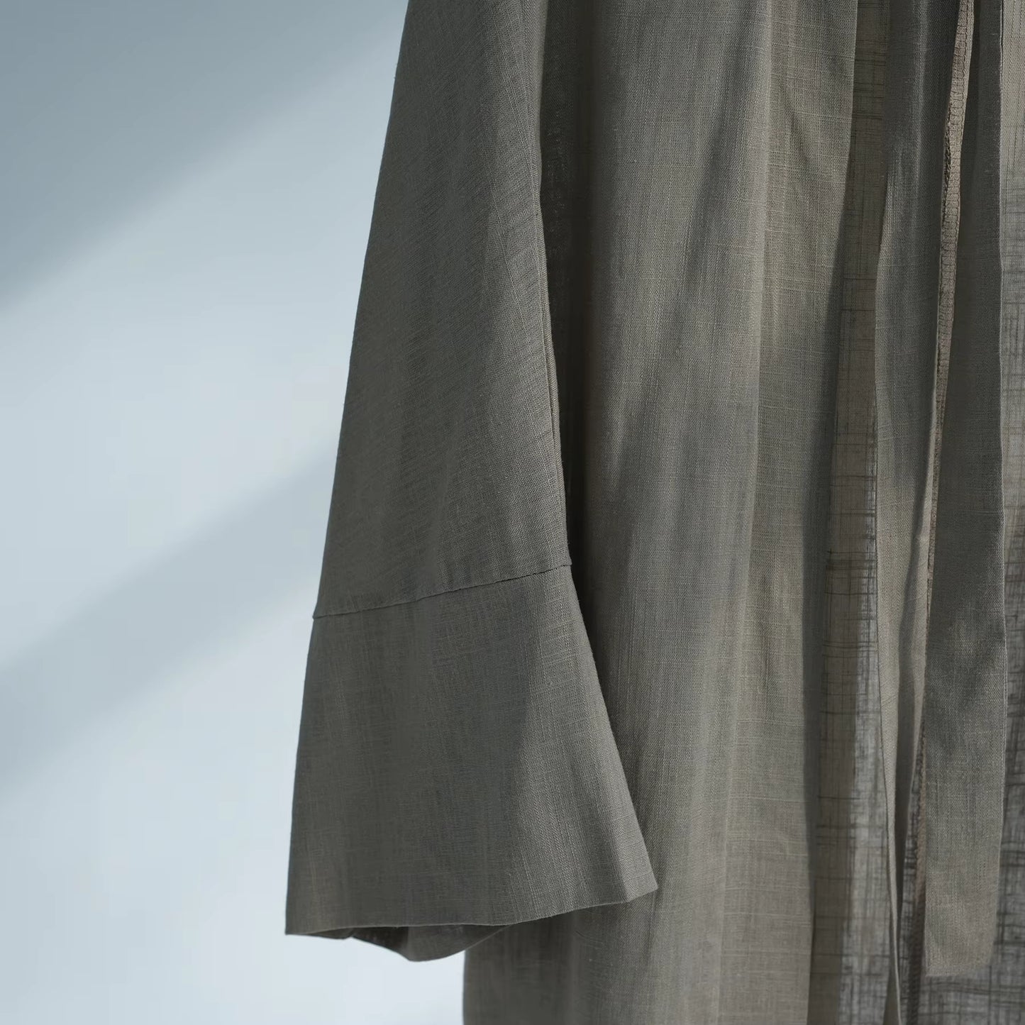 Linen Abaya Set for Women – Breathable 2-Piece Muslim Dress