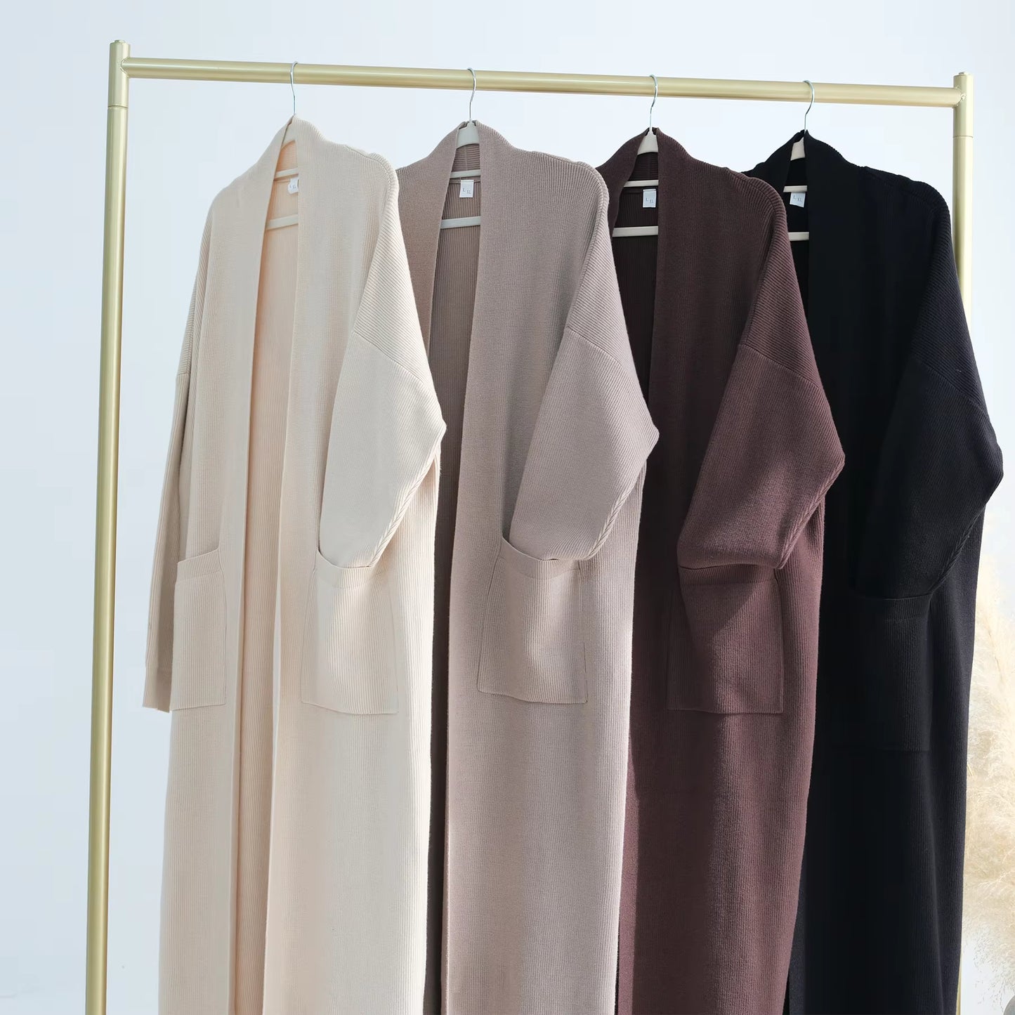 NAYA Autumn Knit Abaya Set