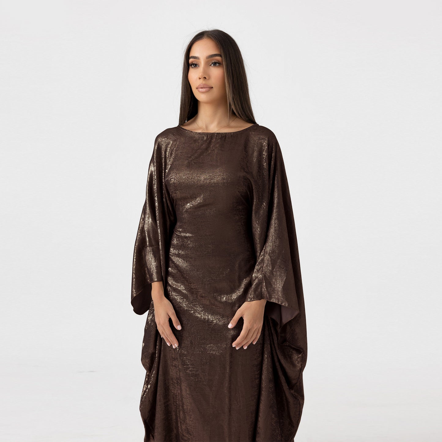 Abaya Dress – Shiny Kaftan Batwing | Women’s Modest Muslim Wear