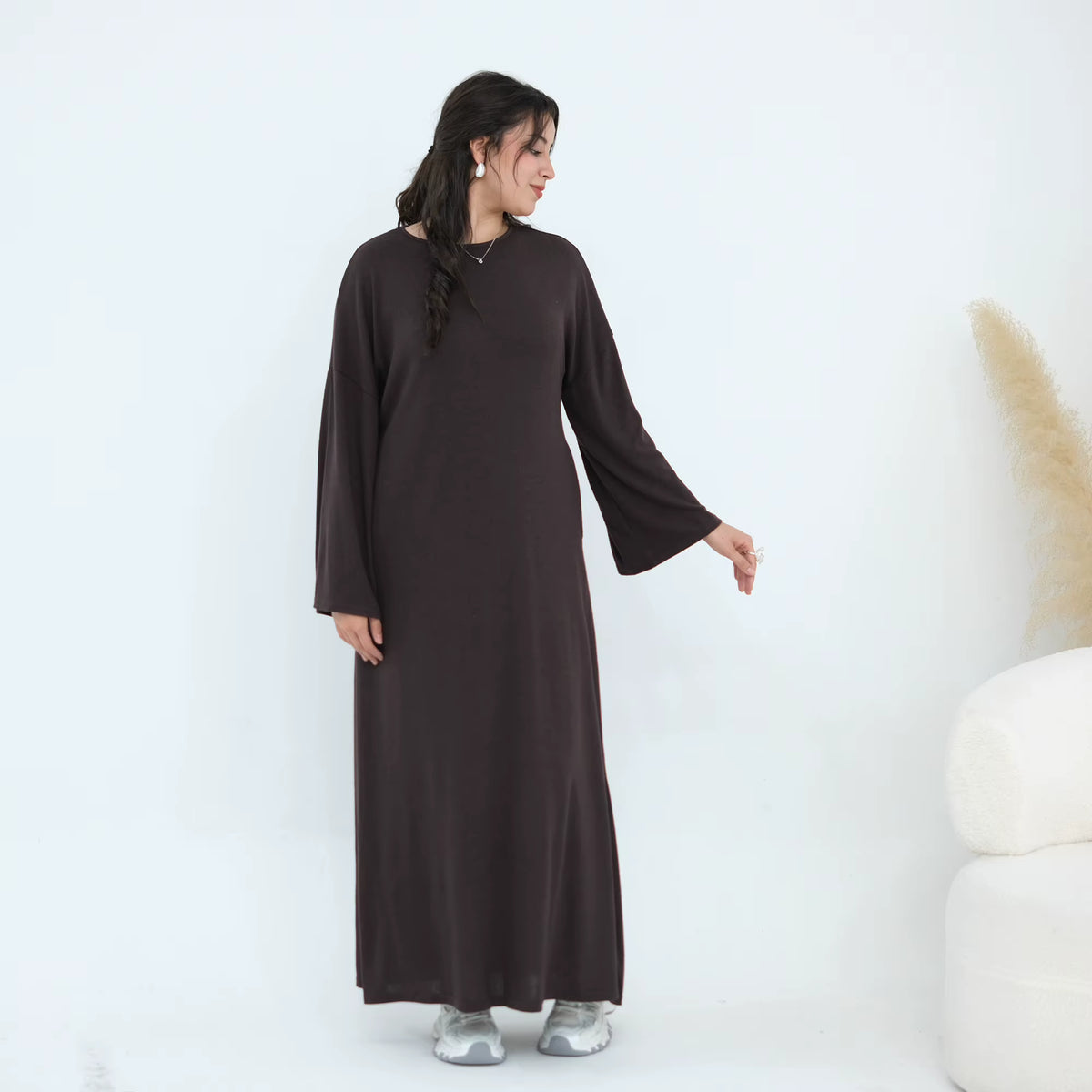 Layla Modest Knit Maxi Dress