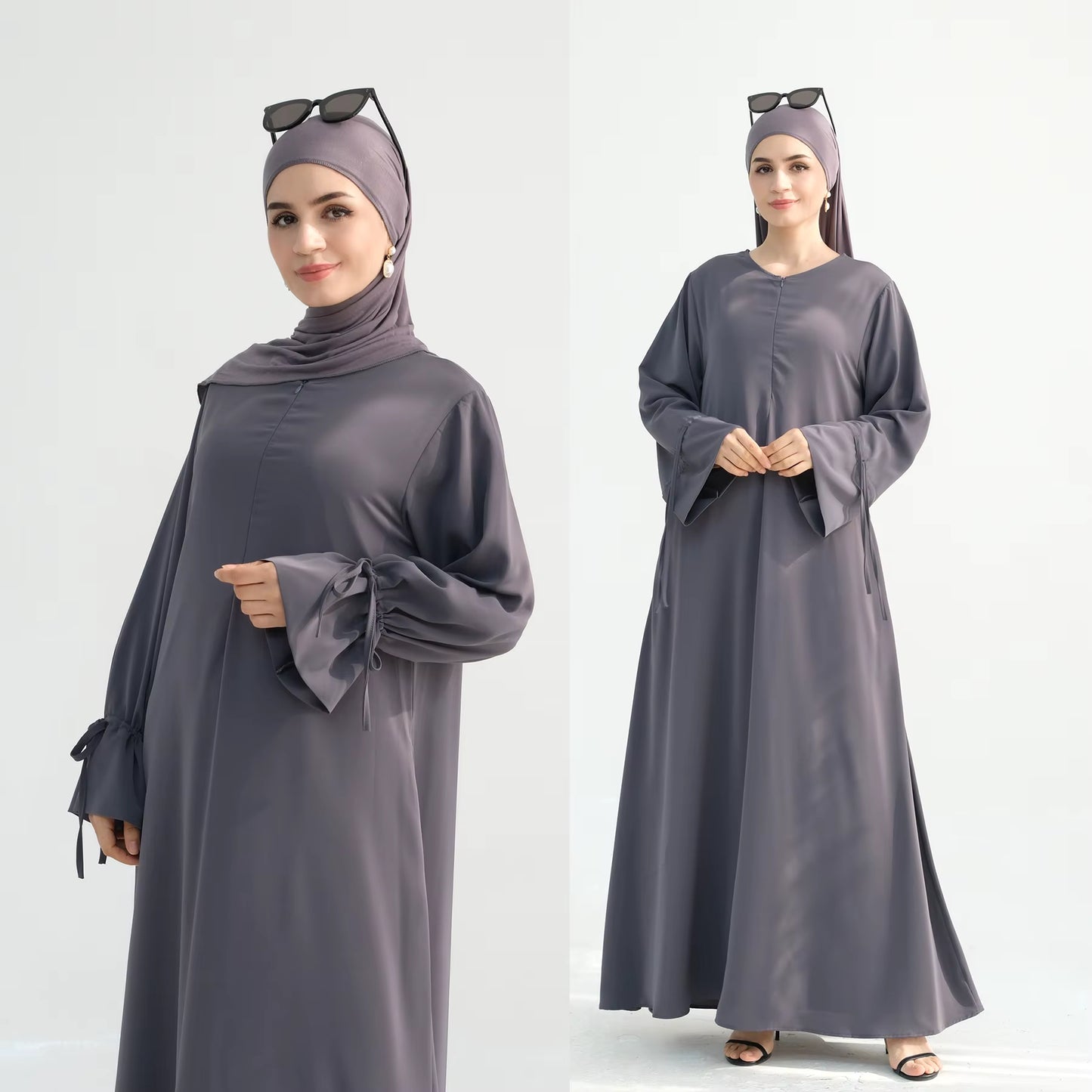 LUMA Nida Flounce Abaya