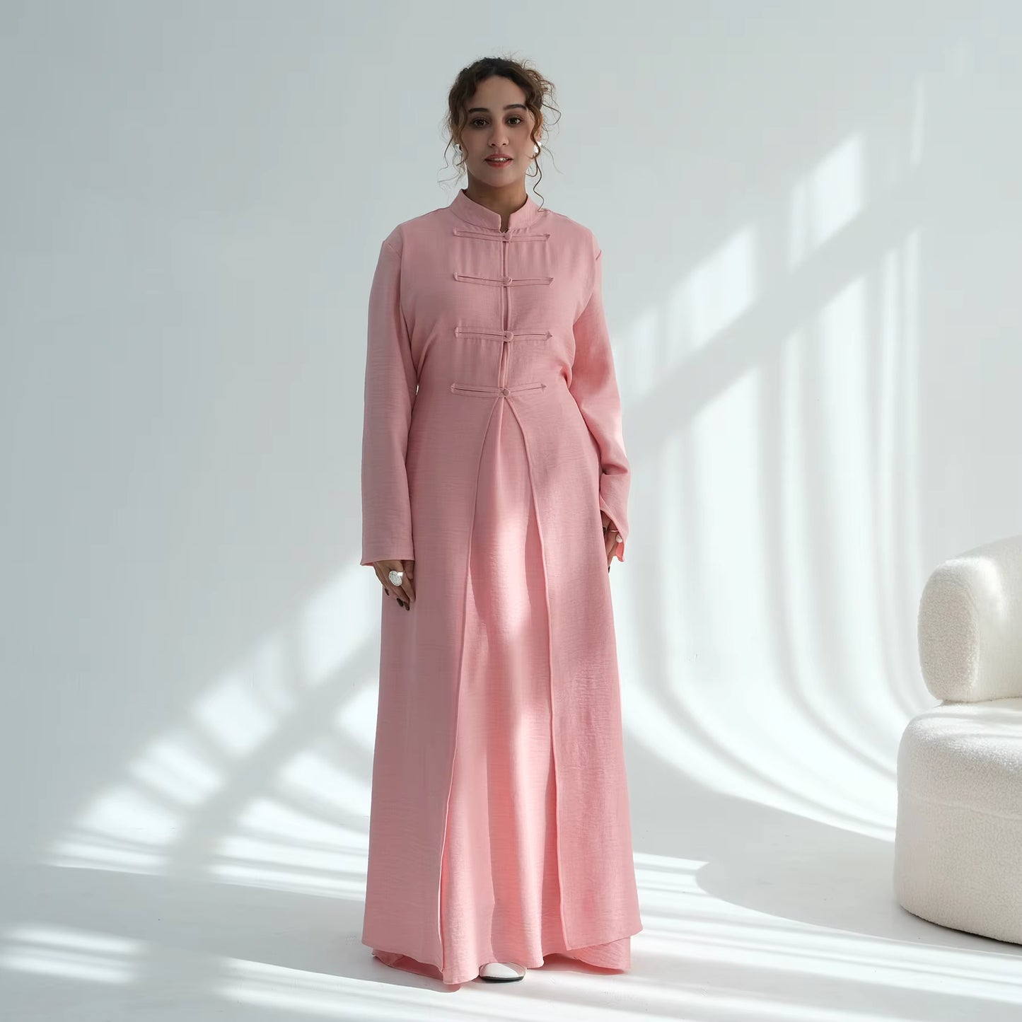 Two-Piece Muslim Abaya – Outer & Inner Dress | Modest Eid Wear