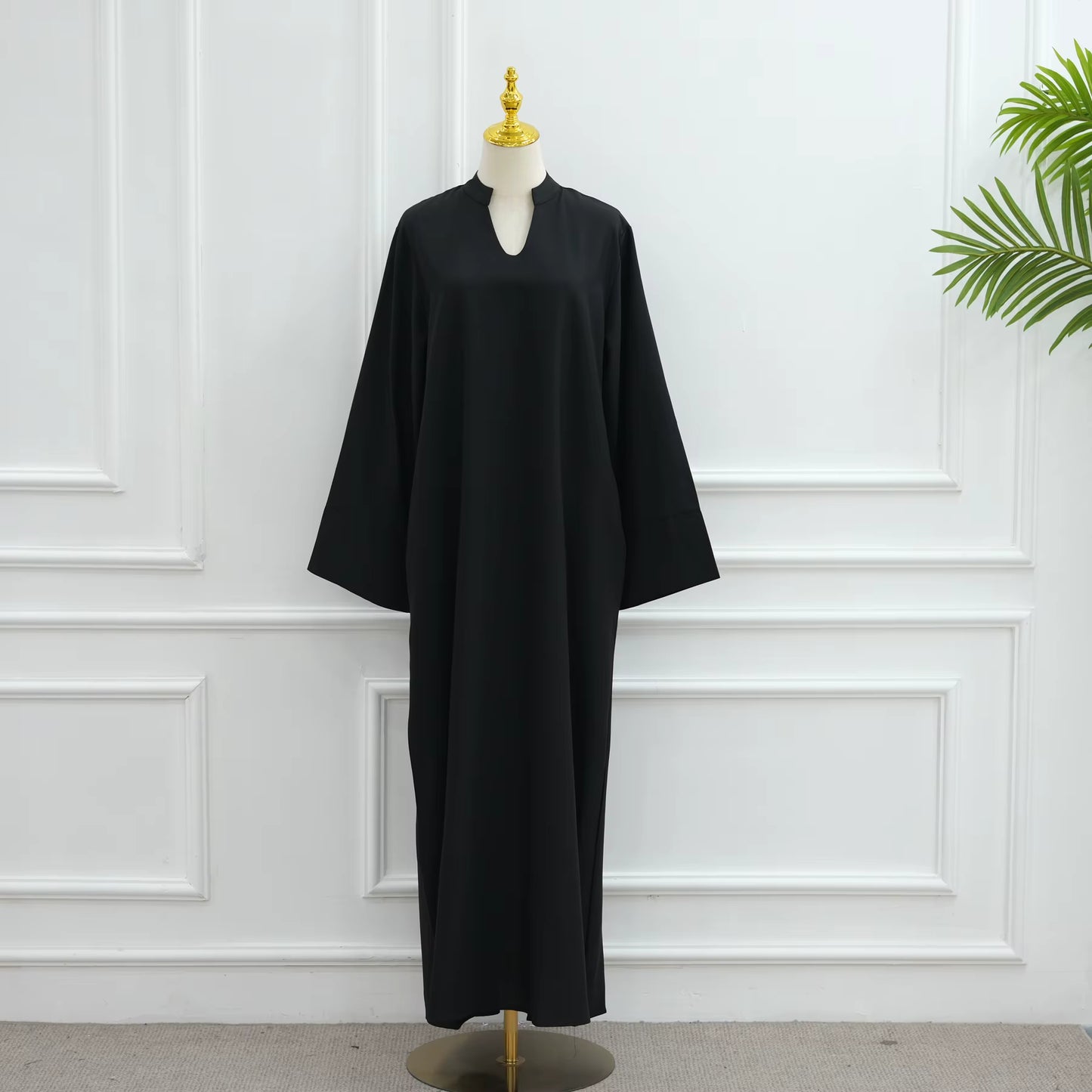 Women's Abaya – Simple Plain Linen Robe | Modest Daily Islamic Dress