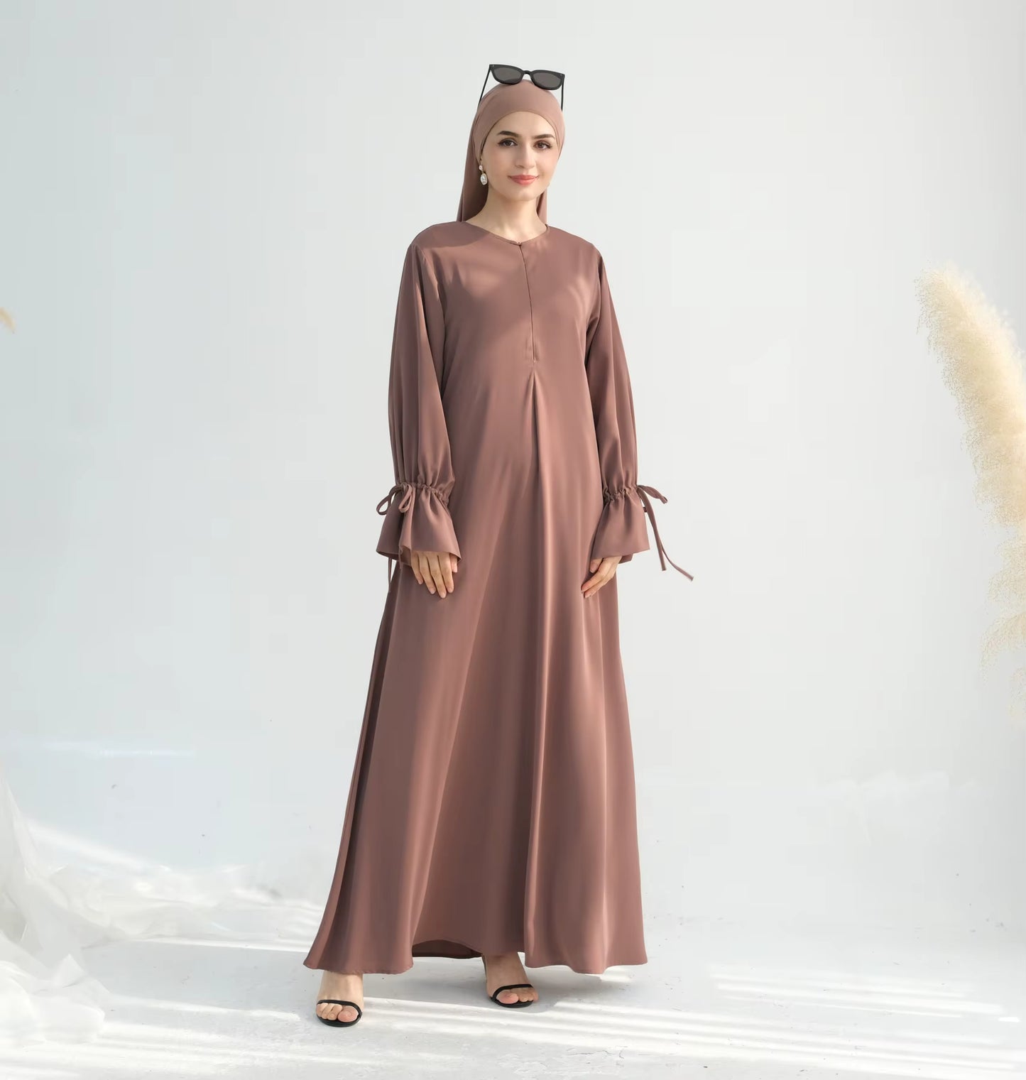 LUMA Nida Flounce Abaya