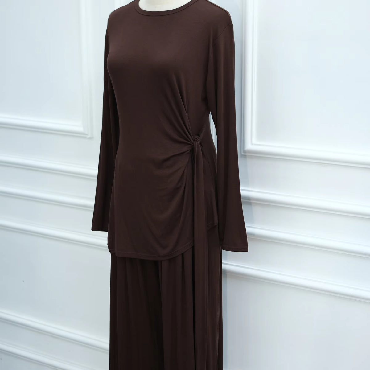 Amar Asymmetric Tunic & Wide-Leg Pants Set