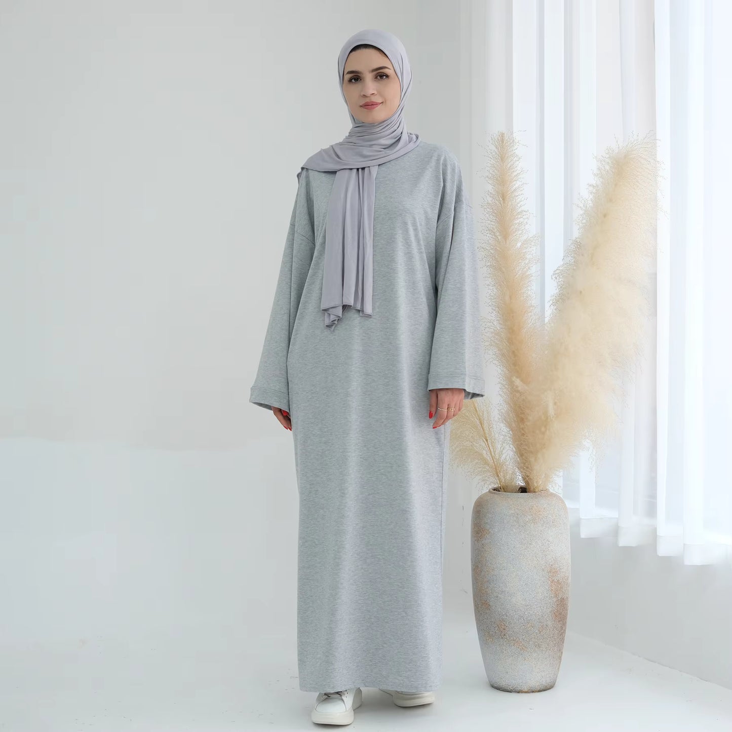 Long Sleeve Abaya Dress with Pockets – Modest Women’s Wear