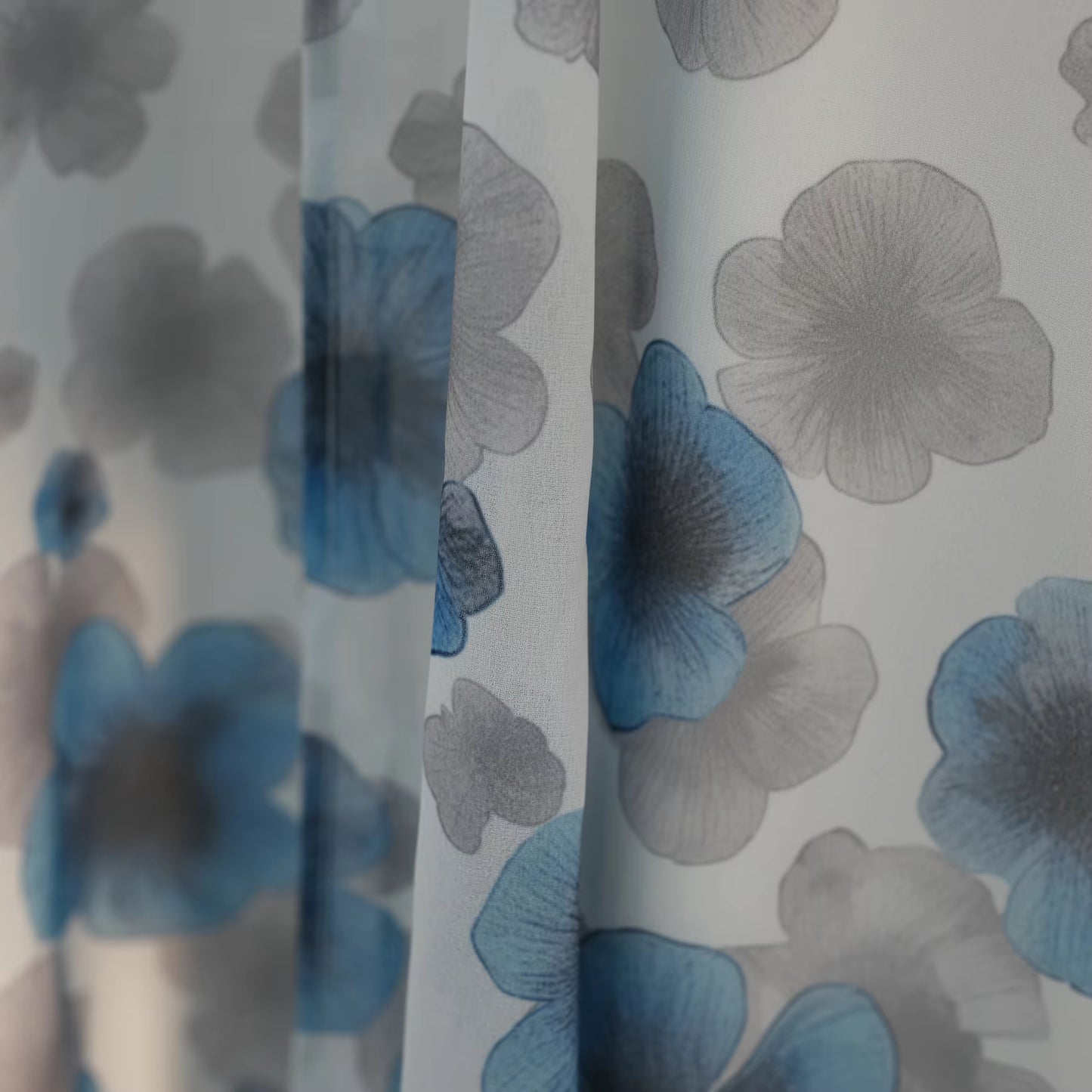 Printed Chiffon & Satin Open Abaya with Hijab – Elegant Ramadan & Eid Modest Dress