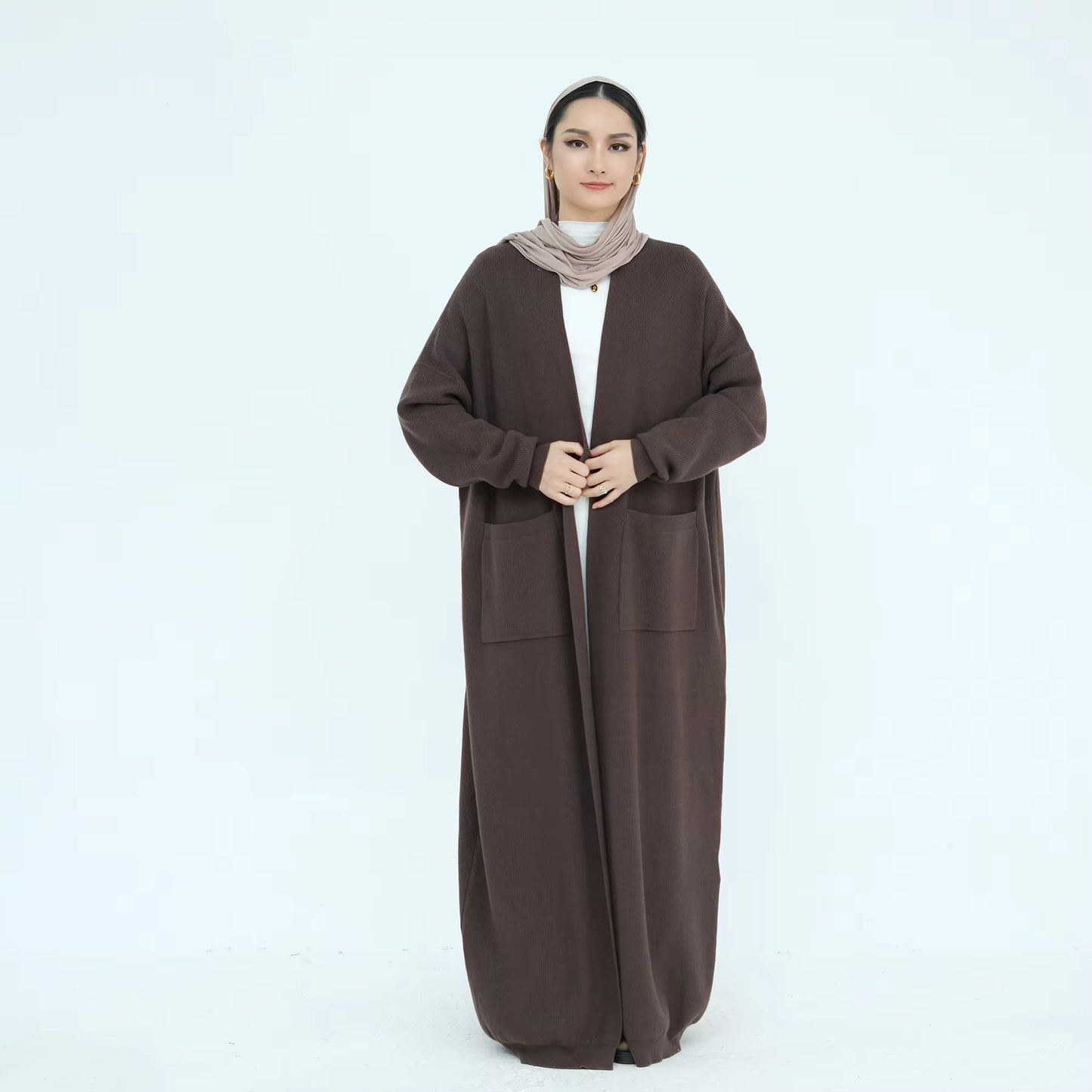 NAYA Autumn Knit Abaya Set