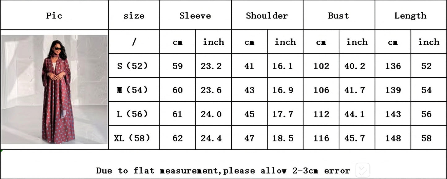 Polka Dot Abaya Dress with Hijab – Elegant Modest Wear for Women