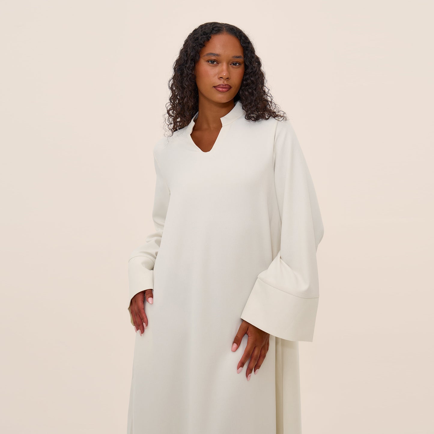Women's Abaya – Simple Plain Linen Robe | Modest Daily Islamic Dress