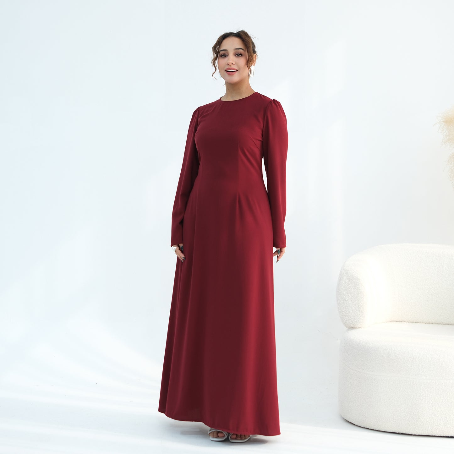 2026 Handmade Beaded Detachable Cape Abaya