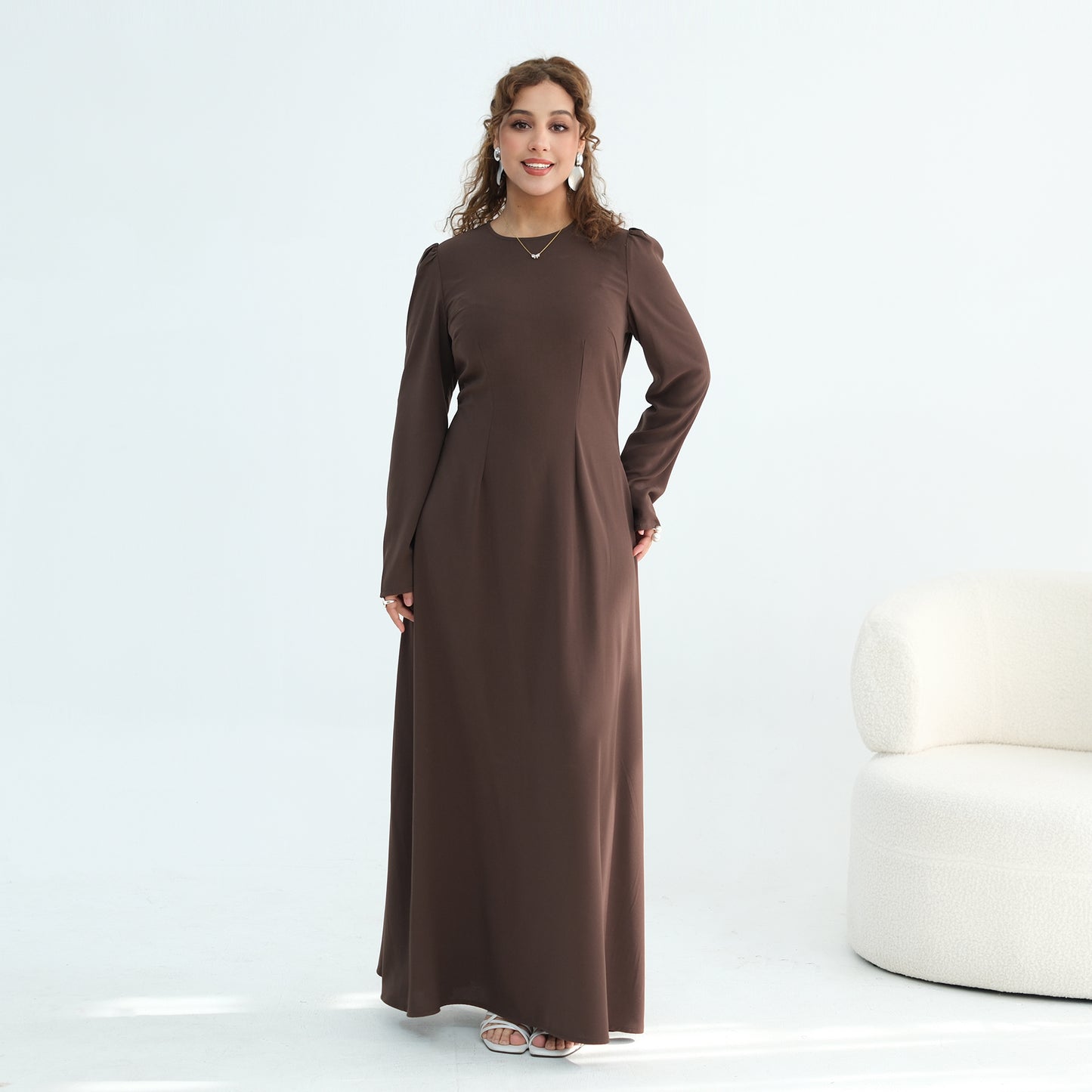 2026 Handmade Beaded Detachable Cape Abaya