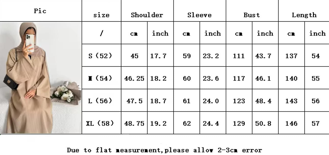 New Arrival Dubai Style Striped Closed Abaya