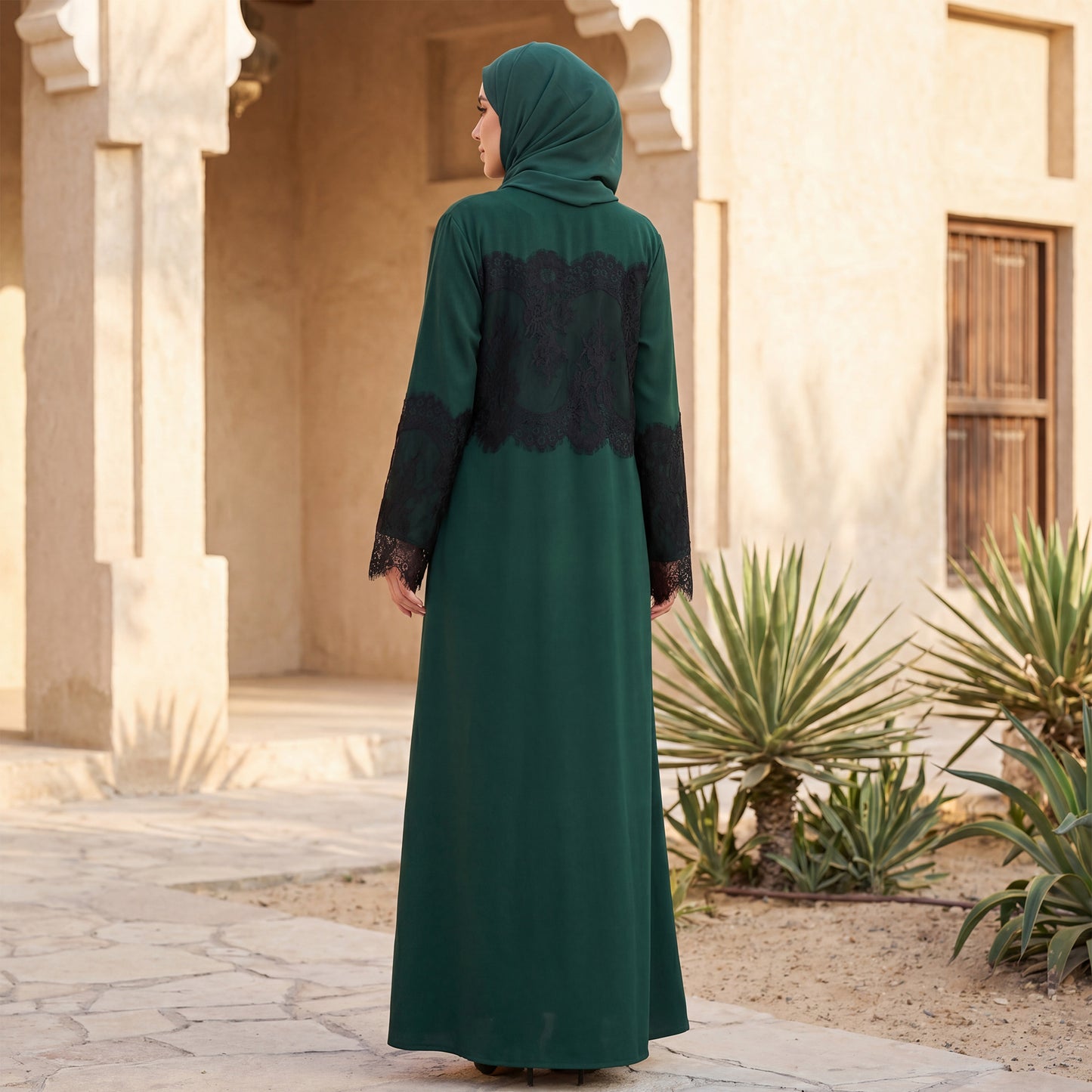 AMIRA Lace Abaya