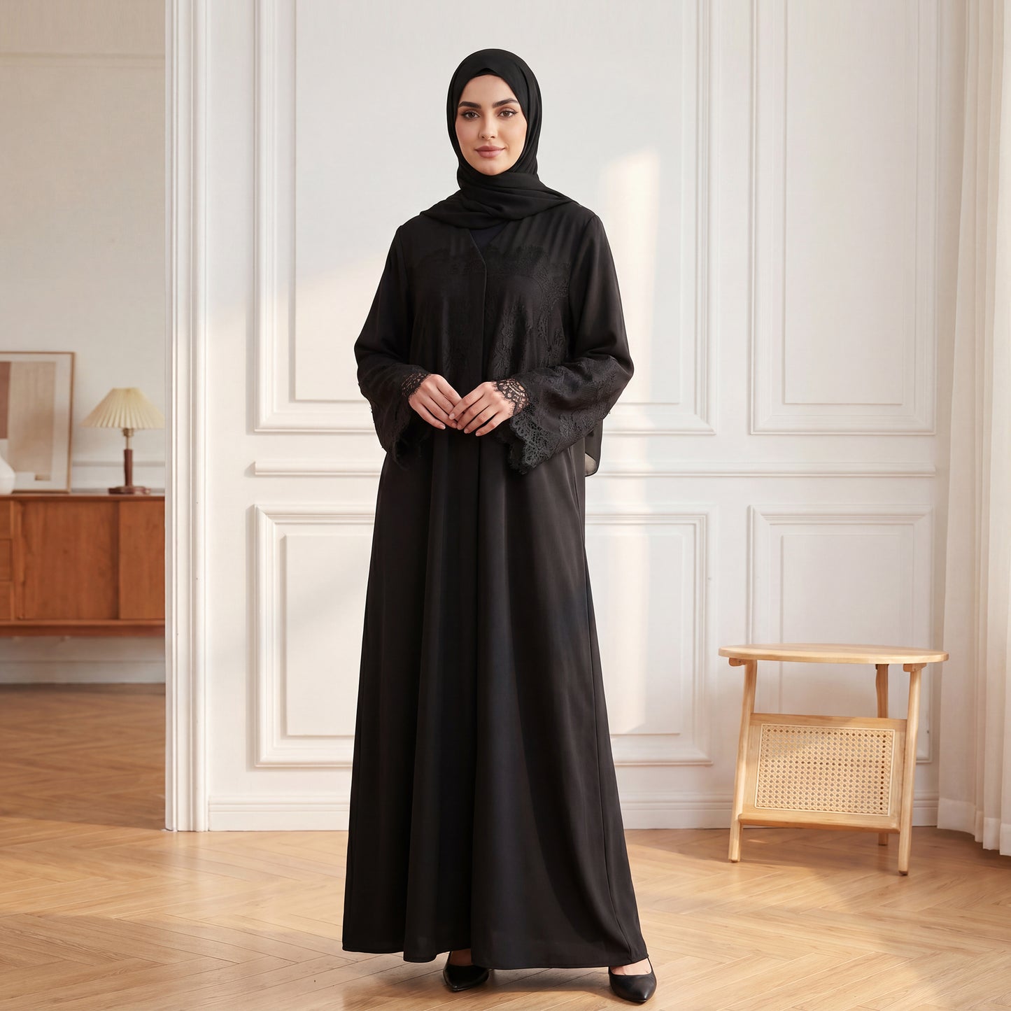 AMIRA Lace Abaya