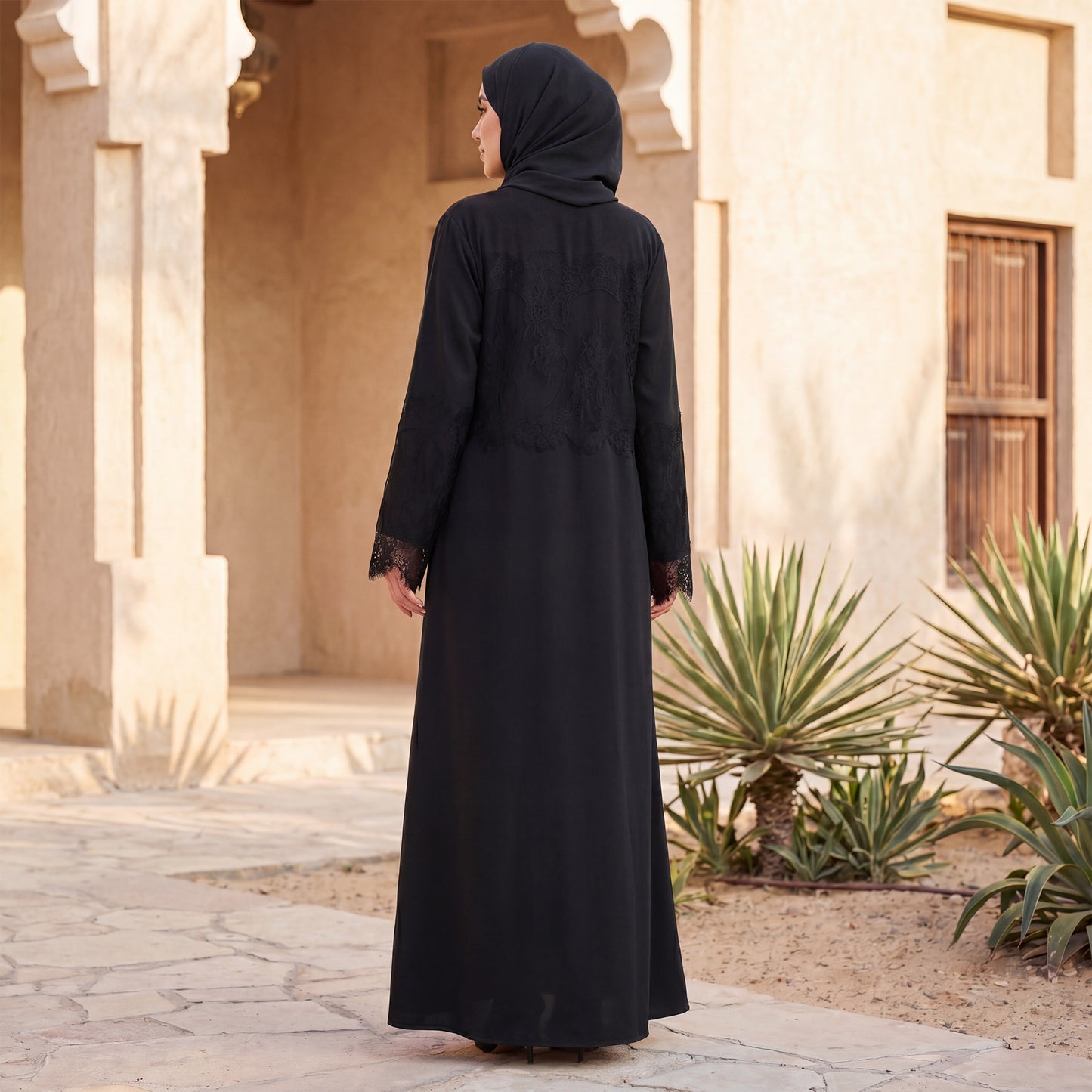 AMIRA Lace Abaya