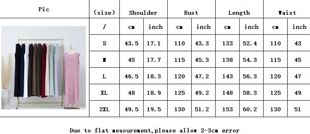 Sleeveless Inner Slip Dress – Smooth Abaya Layering Essential