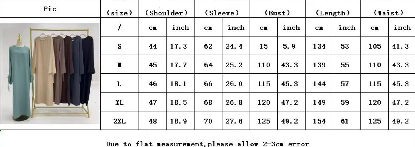 Nura Ruched Sleeve Closed Abaya – Breathable Everyday Modest Dress