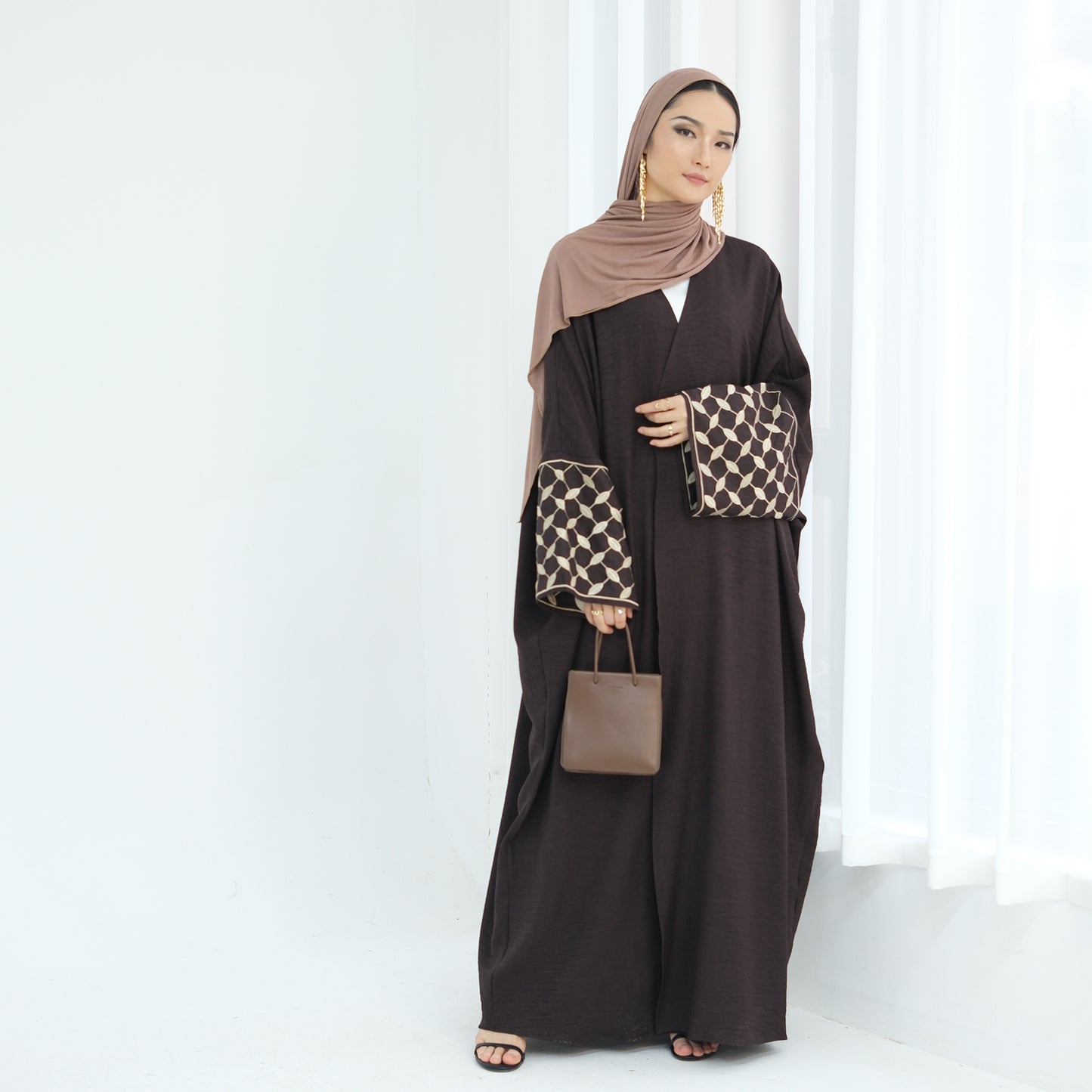 Embroidered Elegant Abaya | Modest Islamic Dress for Women