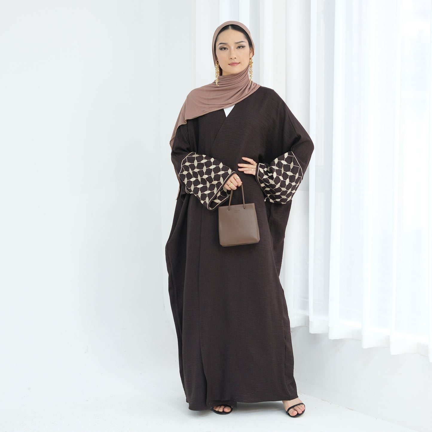 Embroidered Elegant Abaya | Modest Islamic Dress for Women