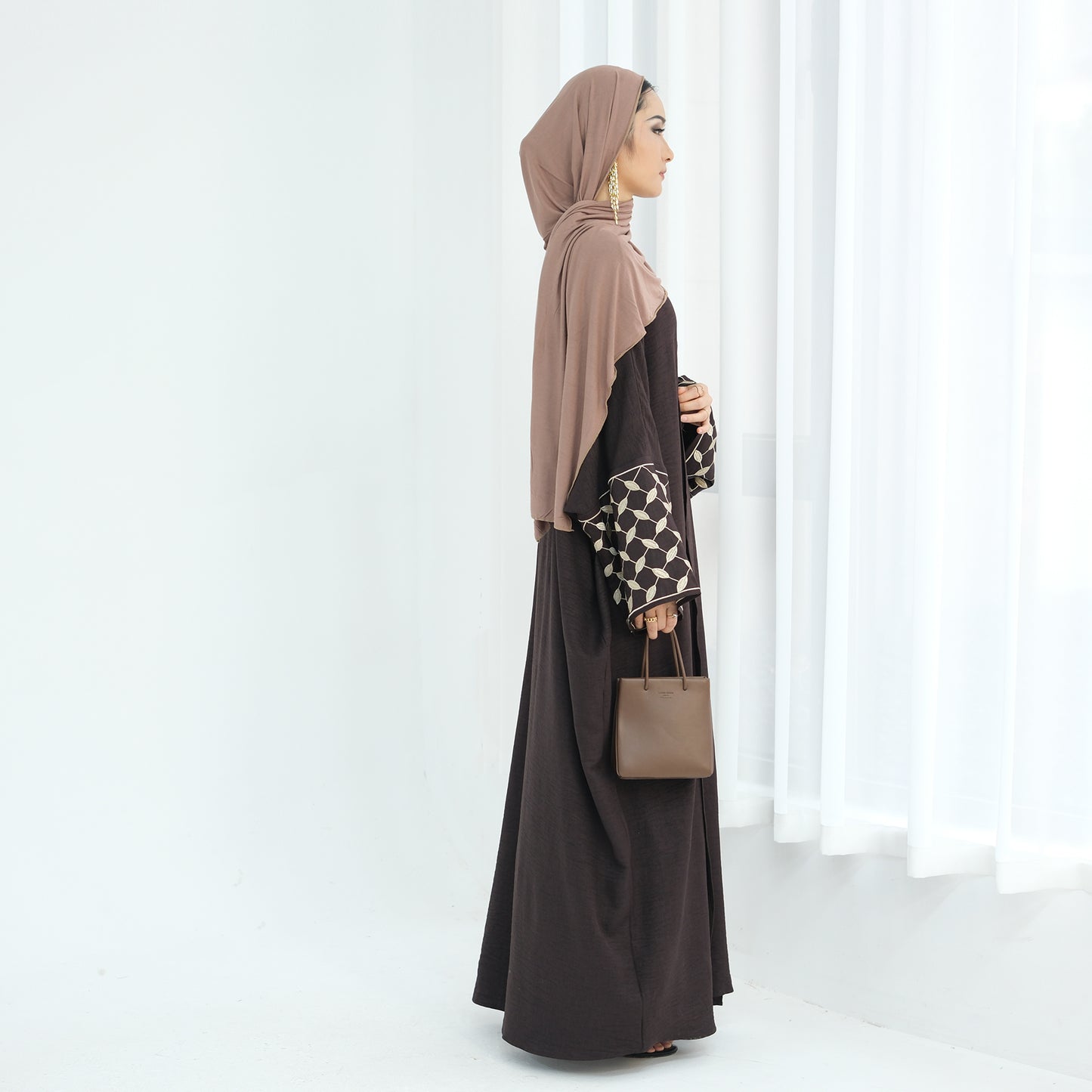 Embroidered Elegant Abaya | Modest Islamic Dress for Women