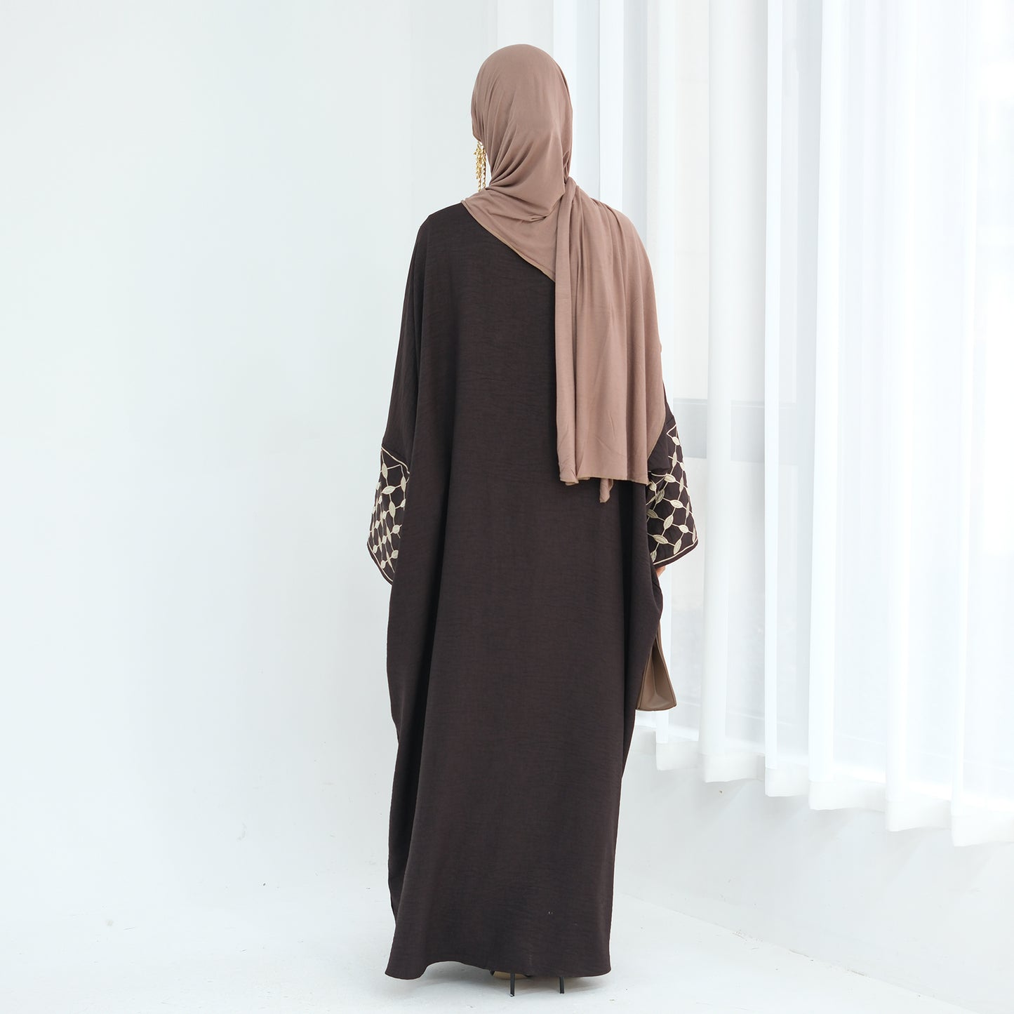 Embroidered Elegant Abaya | Modest Islamic Dress for Women