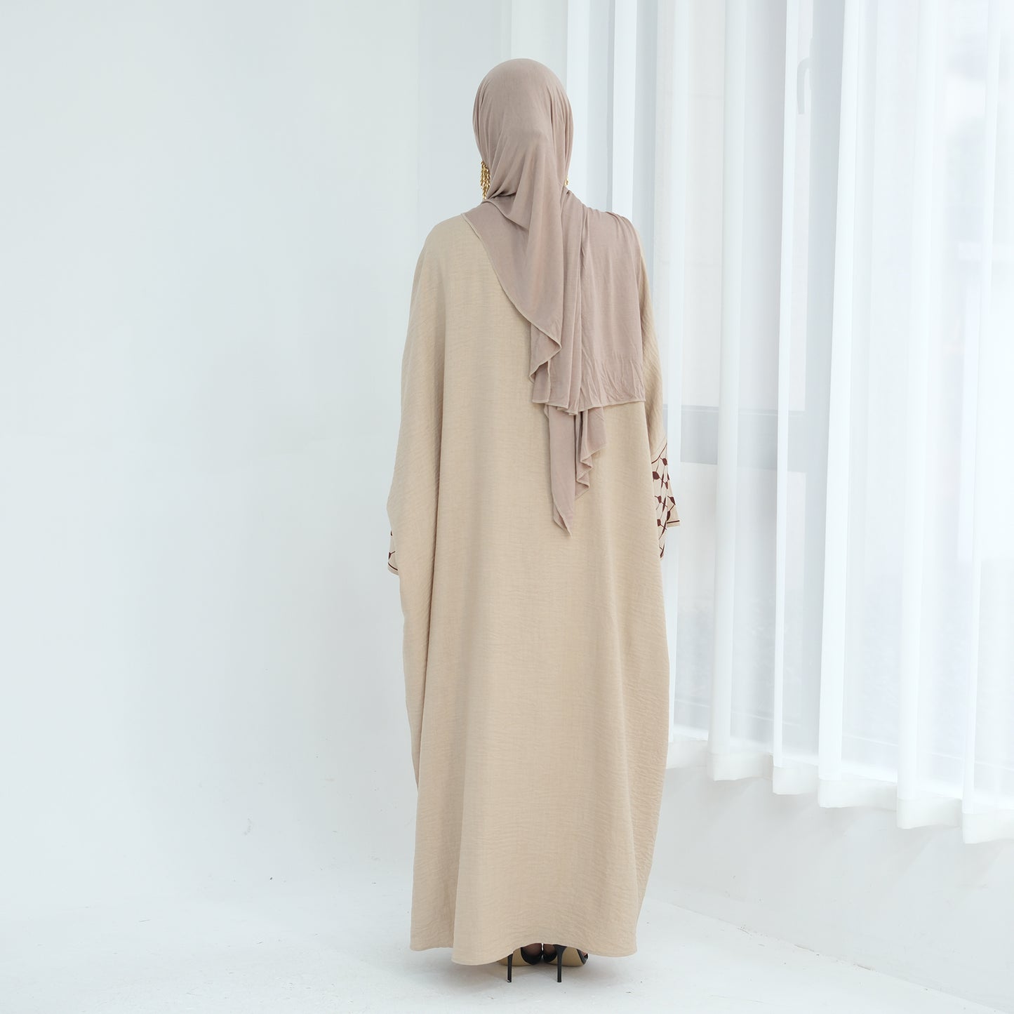 Embroidered Elegant Abaya | Modest Islamic Dress for Women