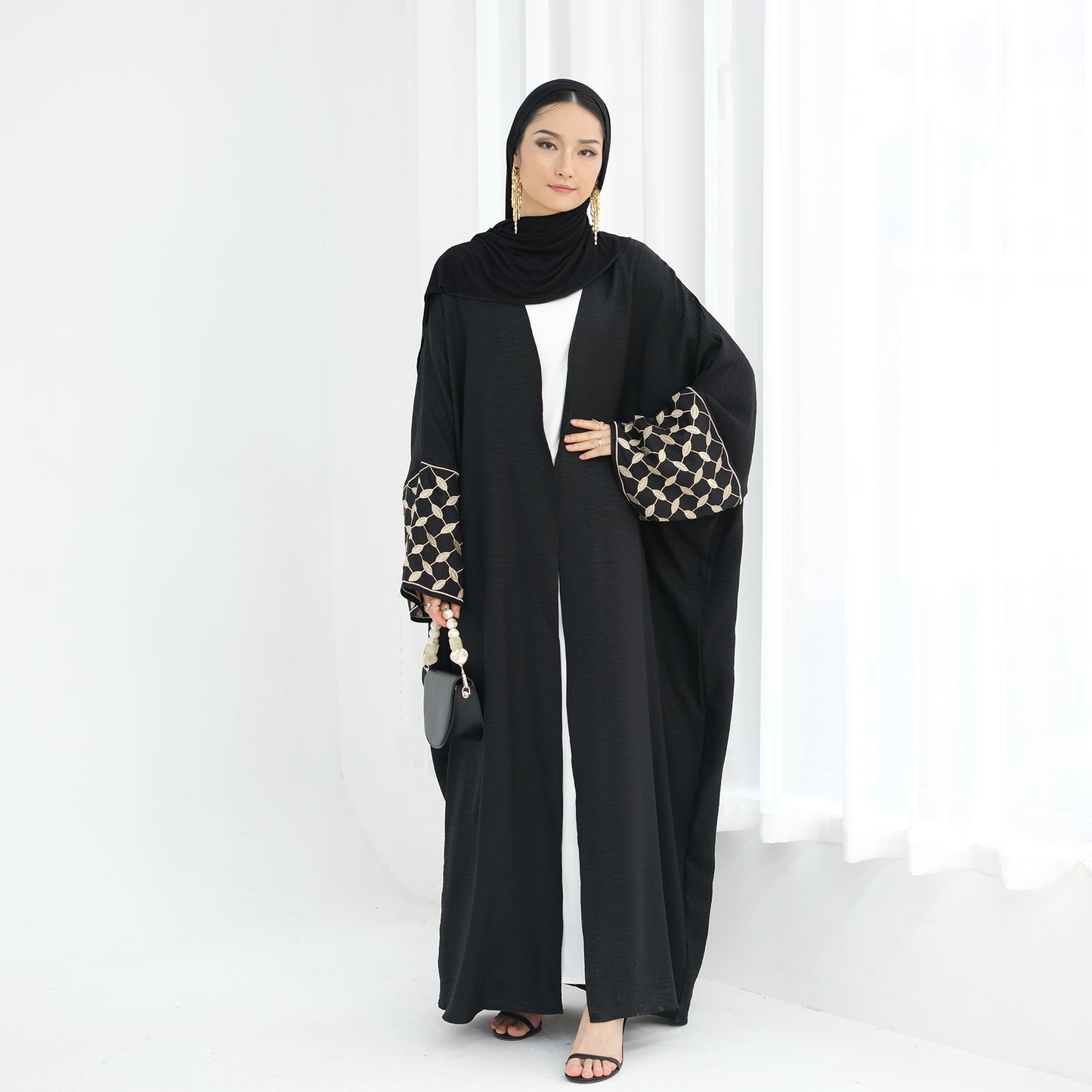 Embroidered Elegant Abaya | Modest Islamic Dress for Women