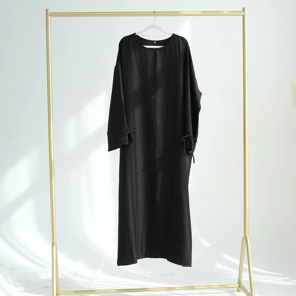 Abaya Dress – Dubai Style Bowknot Sleeve | Modest Muslim Women’s Wear