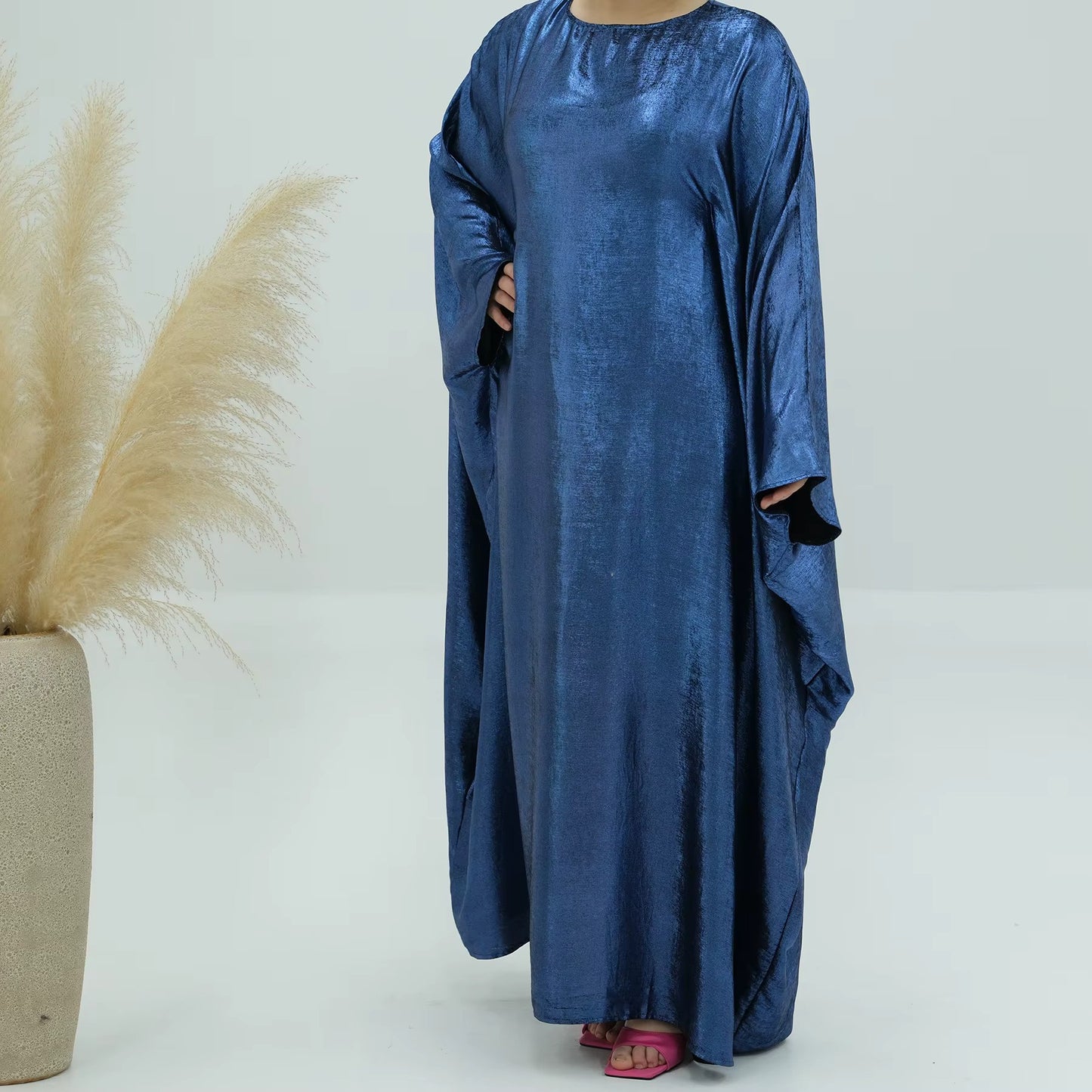 Abaya Dress – Shiny Kaftan Batwing | Women’s Modest Muslim Wear