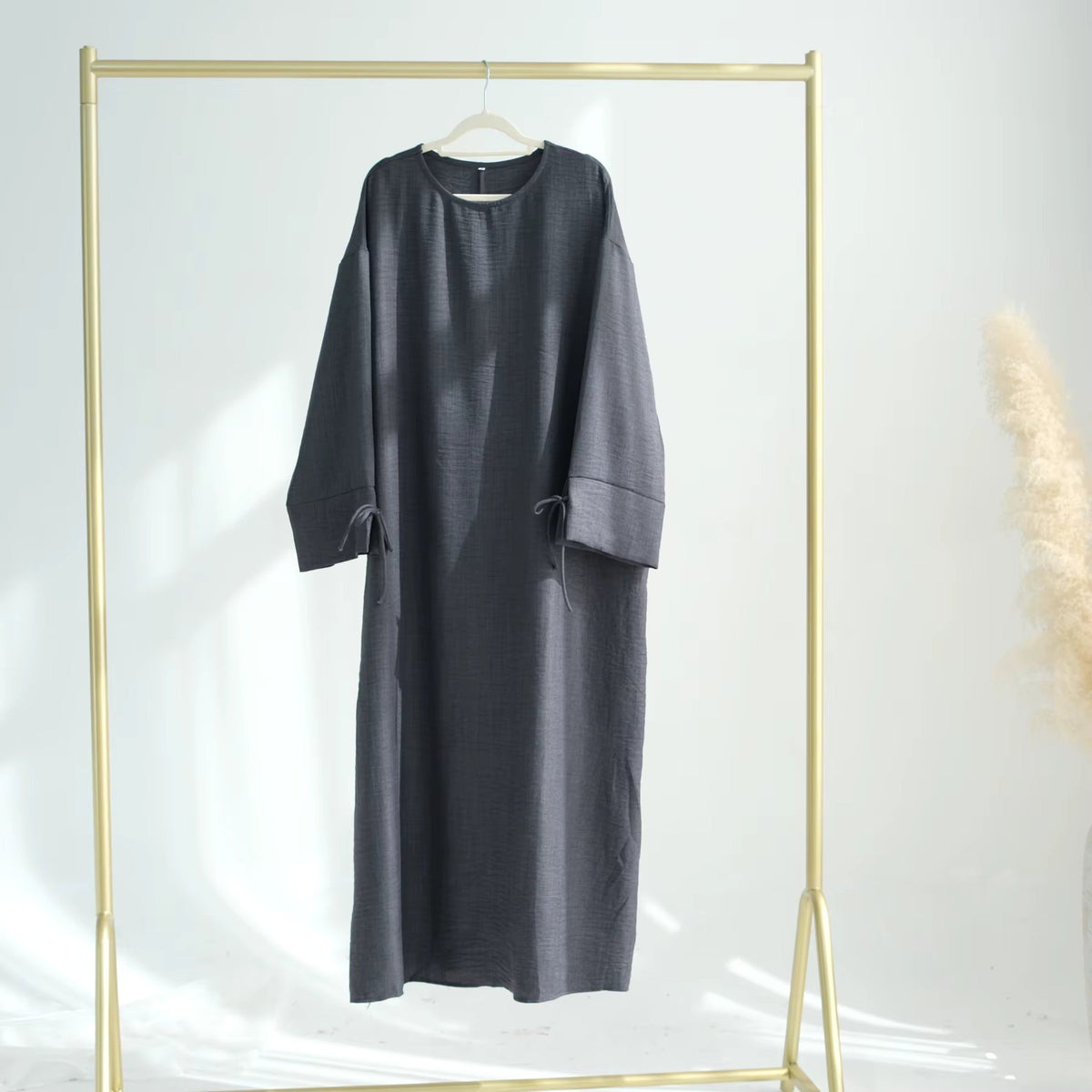 Abaya Dress – Dubai Style Bowknot Sleeve | Modest Muslim Women’s Wear