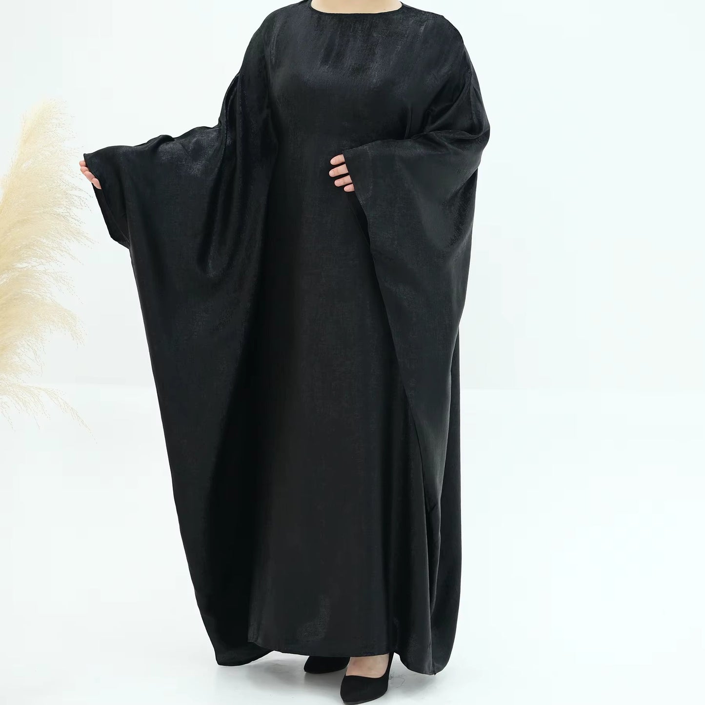 Abaya Dress – Shiny Kaftan Batwing | Women’s Modest Muslim Wear