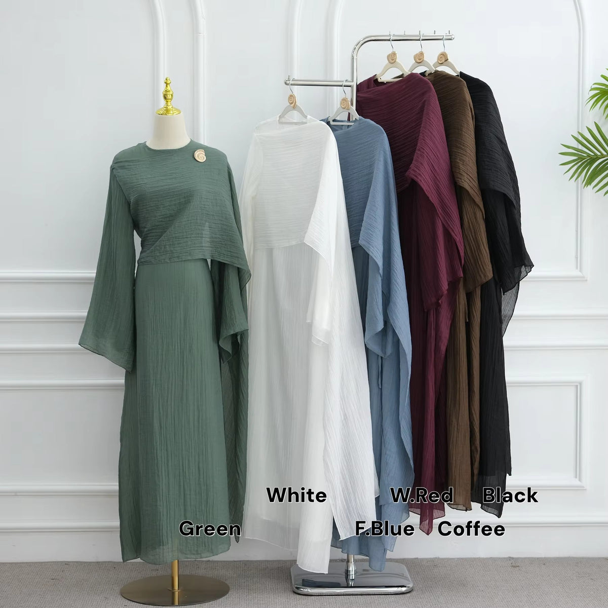 Abaya Dress – Women Muslim Modest Long Dress, Elegant Style